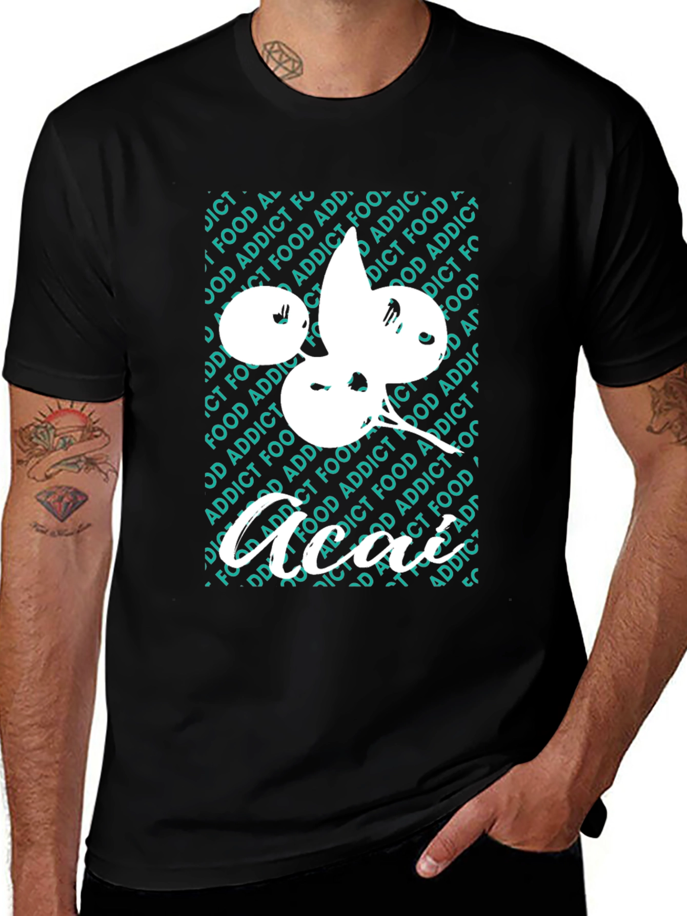 Food Addict Acai Graphic Tee