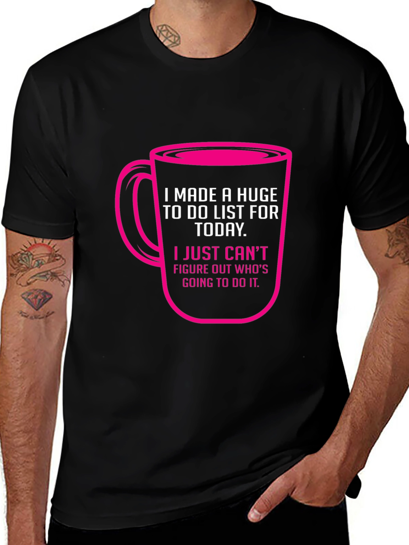 Variant 24 of Funny Coffee Mug T-Shirt - Huge To-Do List