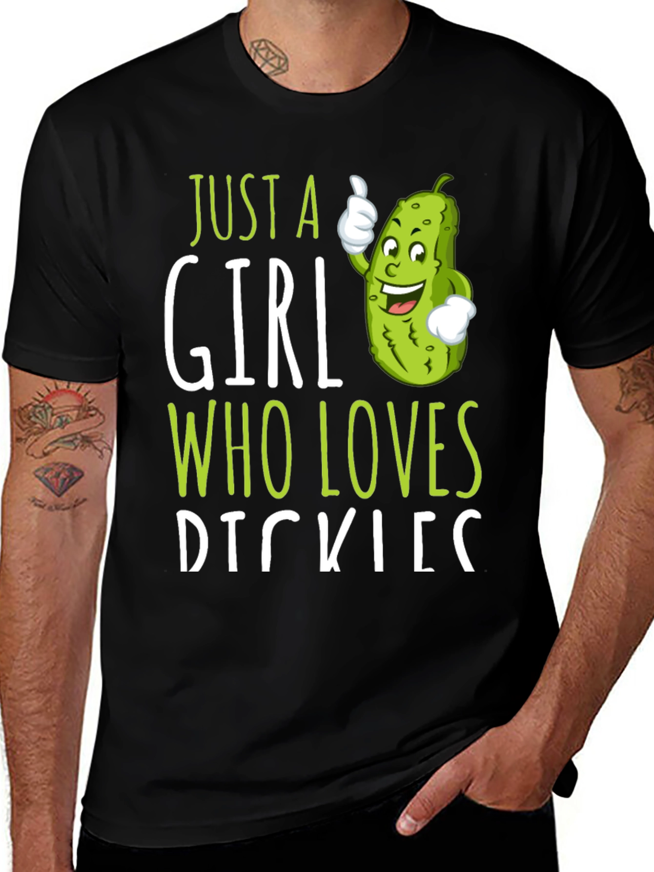 Variant 19 of Pickle Lover Graphic T-Shirt