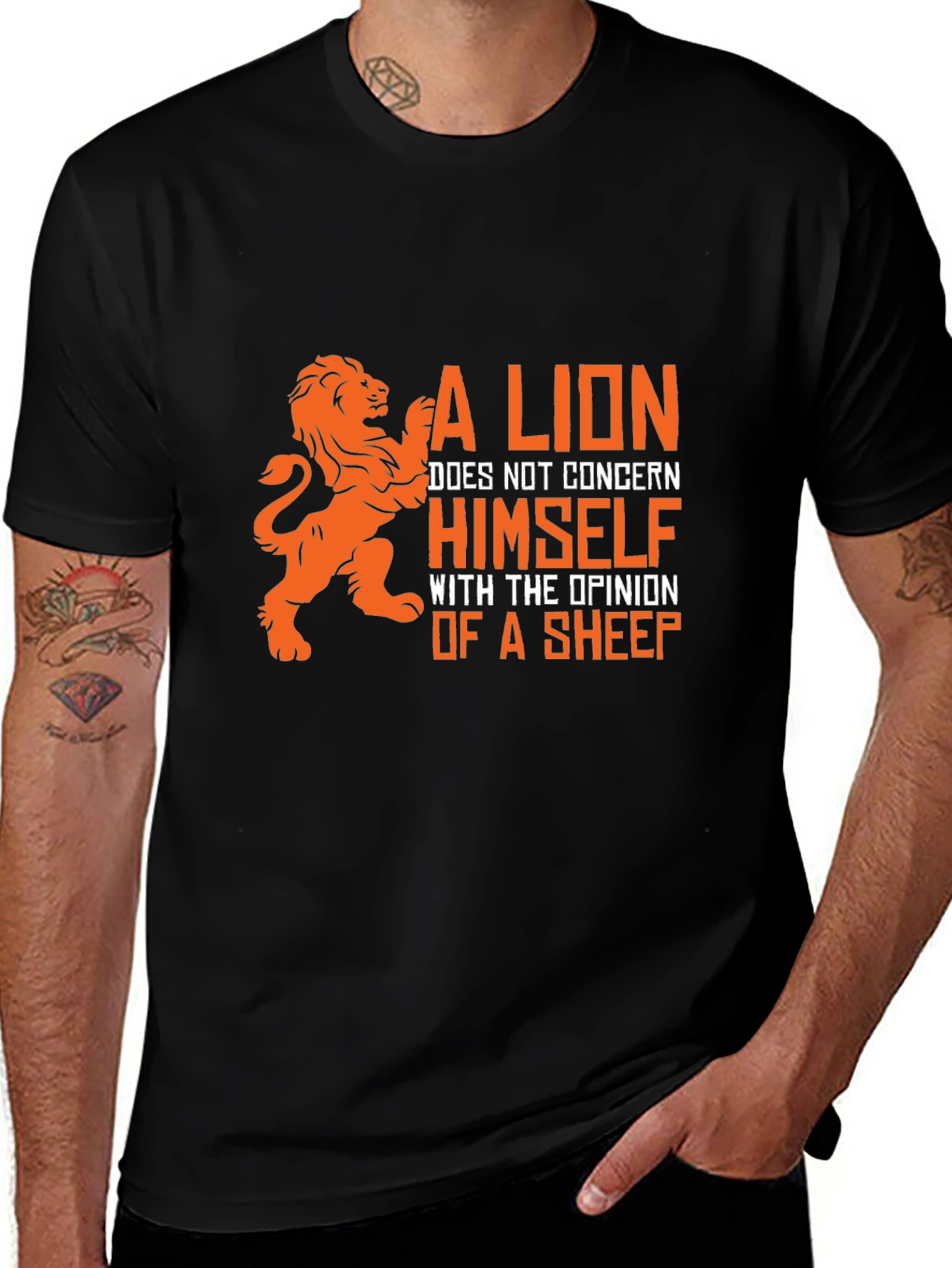 Variant 25 of Lion Opinion Graphic T-Shirt