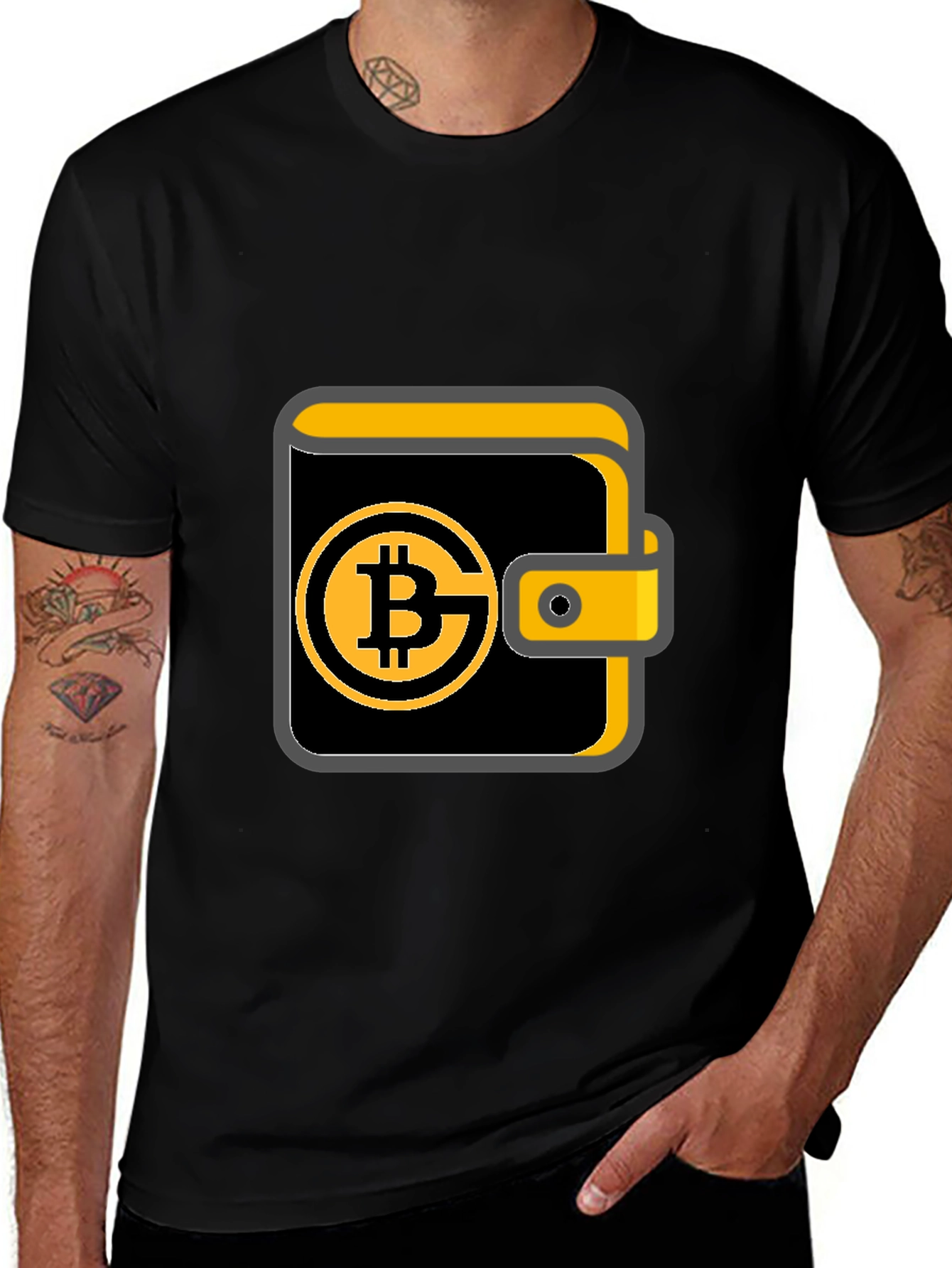 Bitcoin Wallet T-Shirt - Crypto Tee