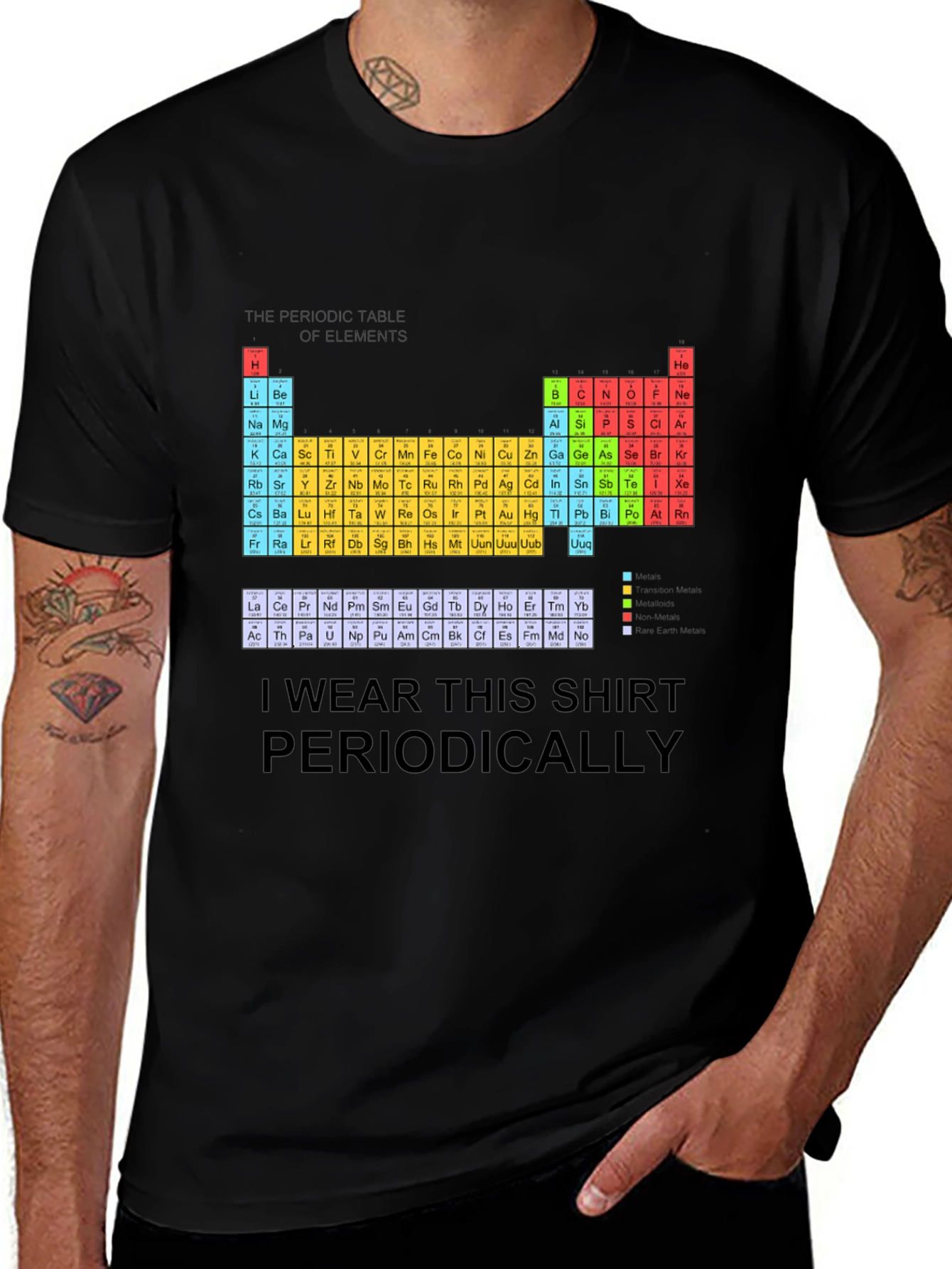 Periodic Table T-Shirt - I Wear This Shirt Periodically
