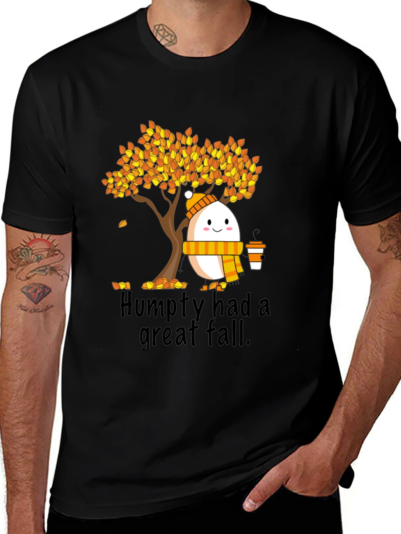 Variant 6 of Humpty's Great Fall Black T-Shirt