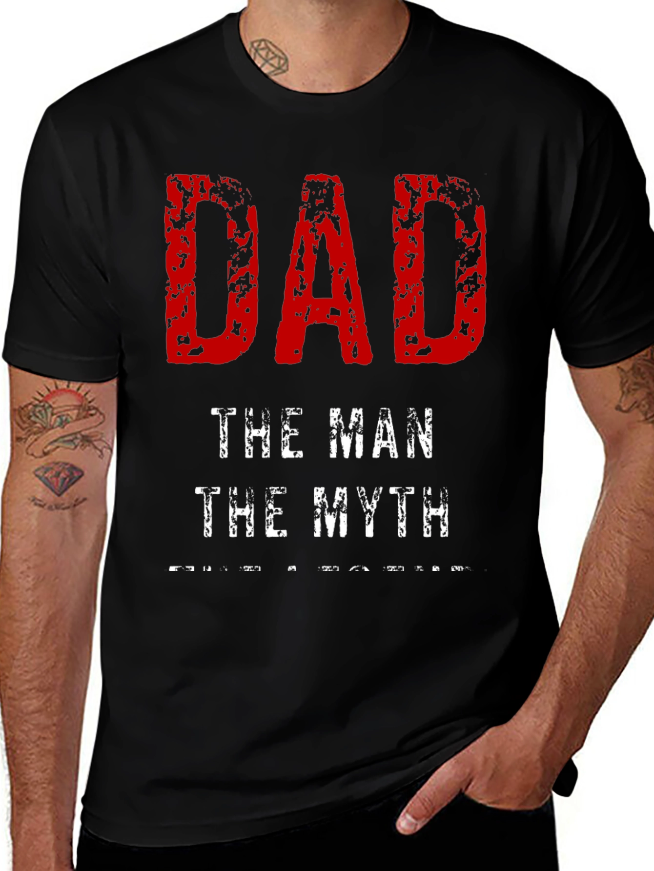 Variant 20 of Dad The Man The Myth The Legend Graphic Tee