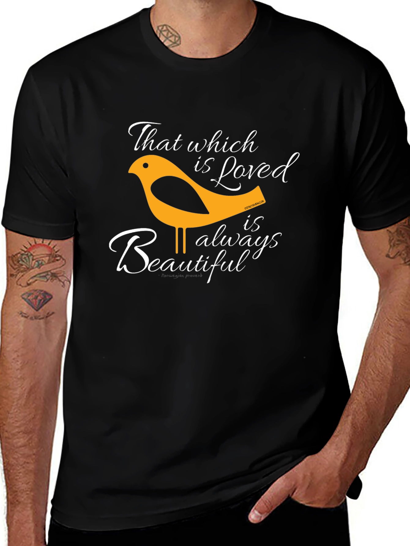 Variant 12 of That Which is Loved Bird Graphic T-Shirt