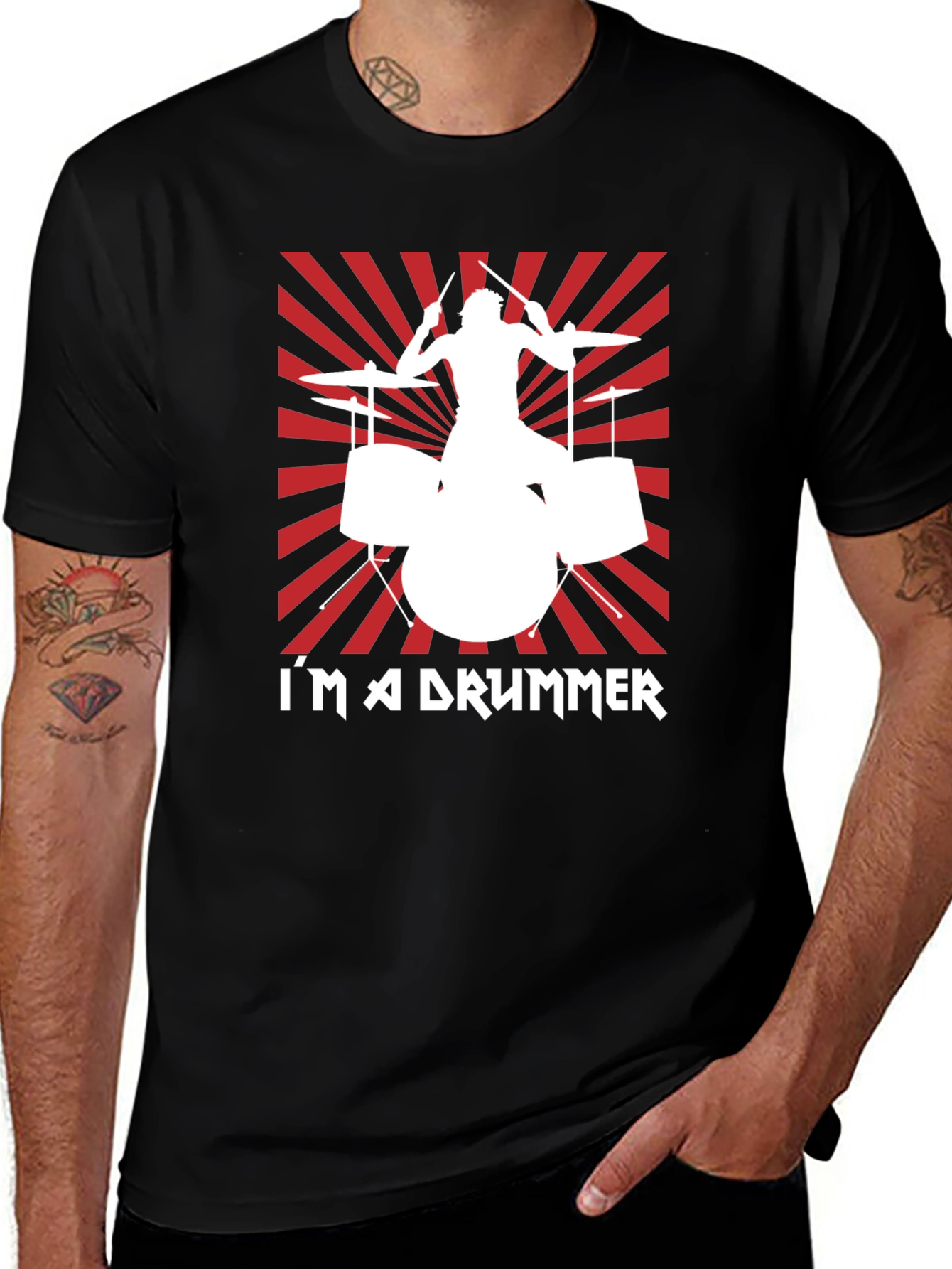Variant 21 of I'm A Drummer T-Shirt