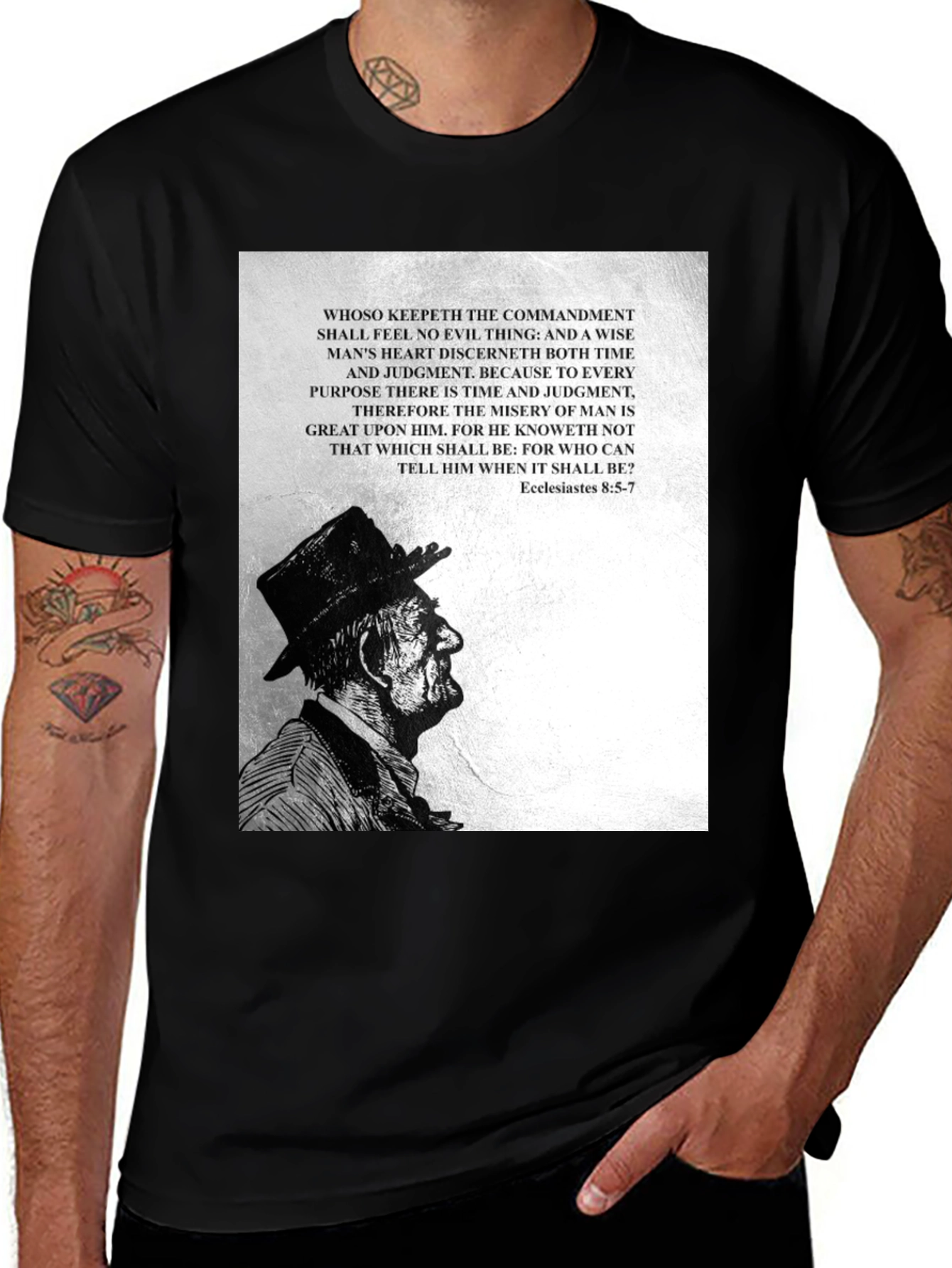 Variant 12 of Ecclesiastes 8:5-7 Graphic Tee