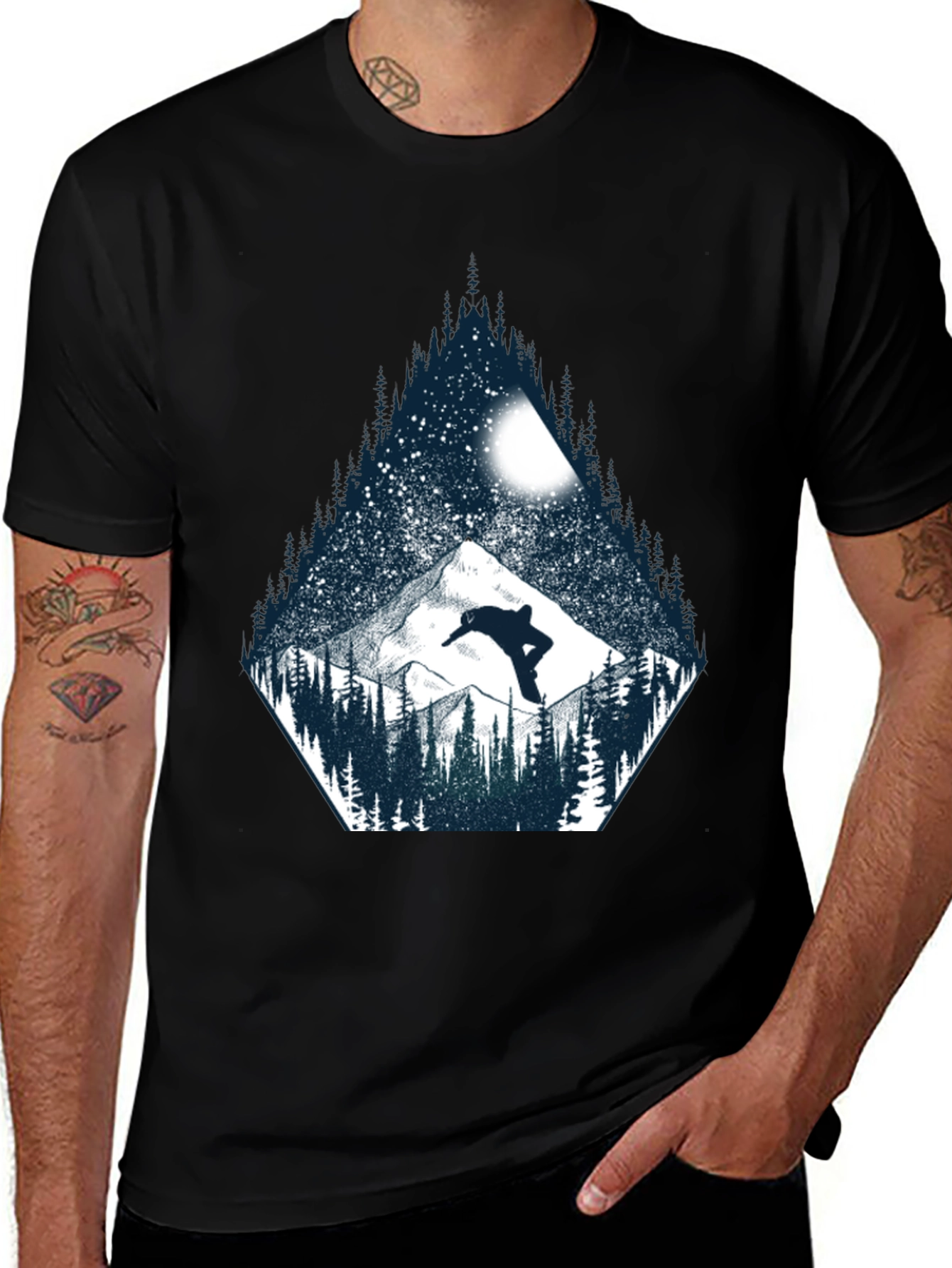 Variant 8 of Mountain Moon T-Shirt - Adventure Ready