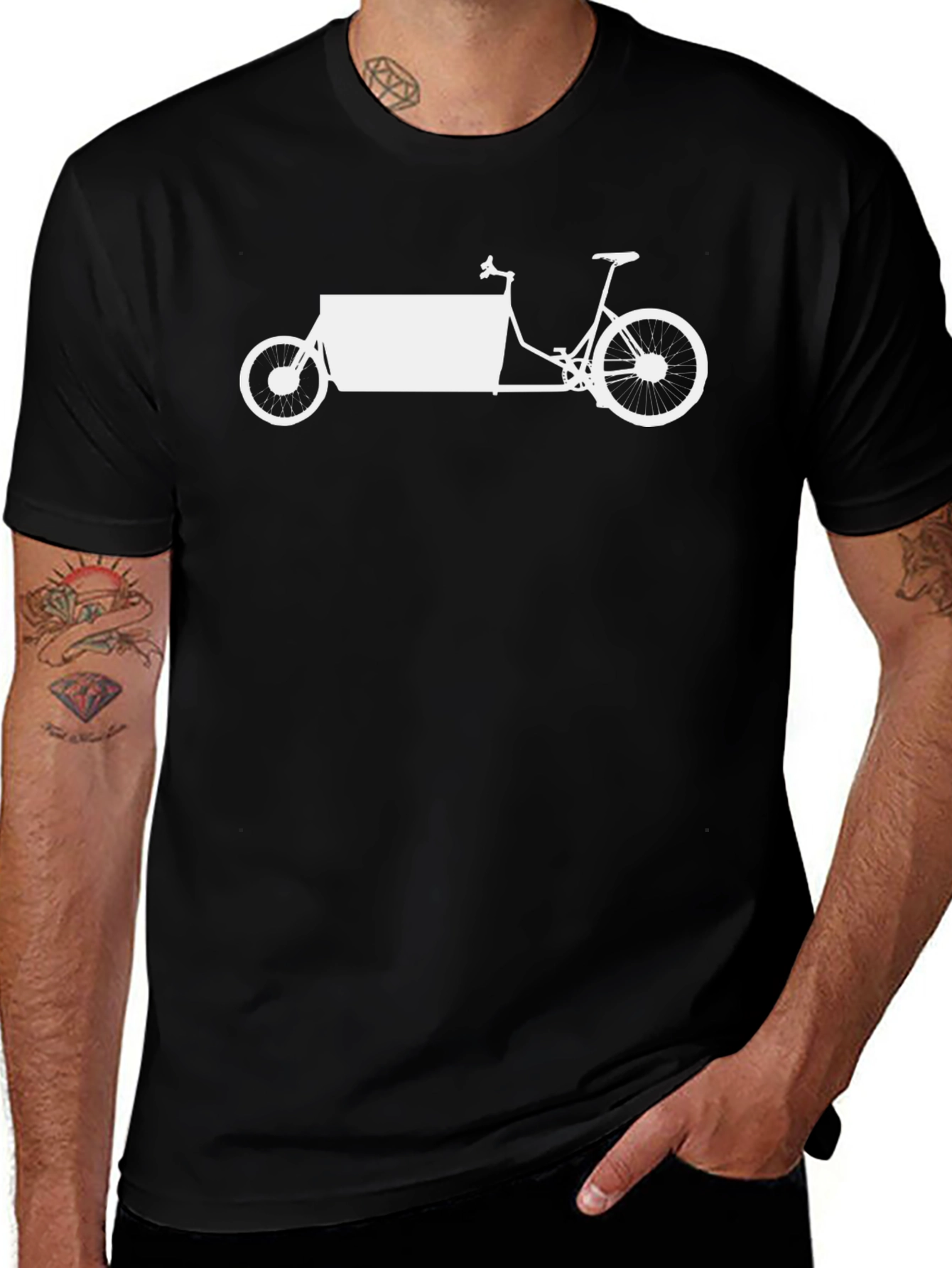 Variant 22 of Cargo Bike T-Shirt - Unique Cyclist Tee