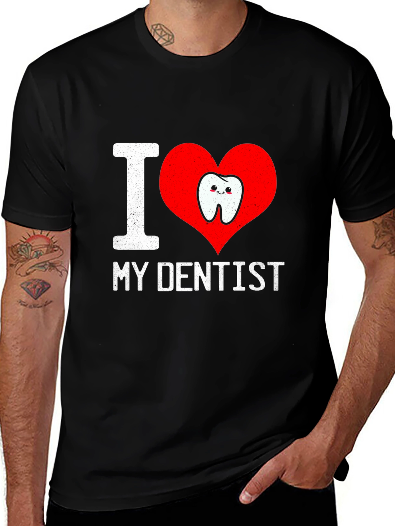 Variant 24 of I Heart My Dentist T-Shirt - Funny Dental Tee