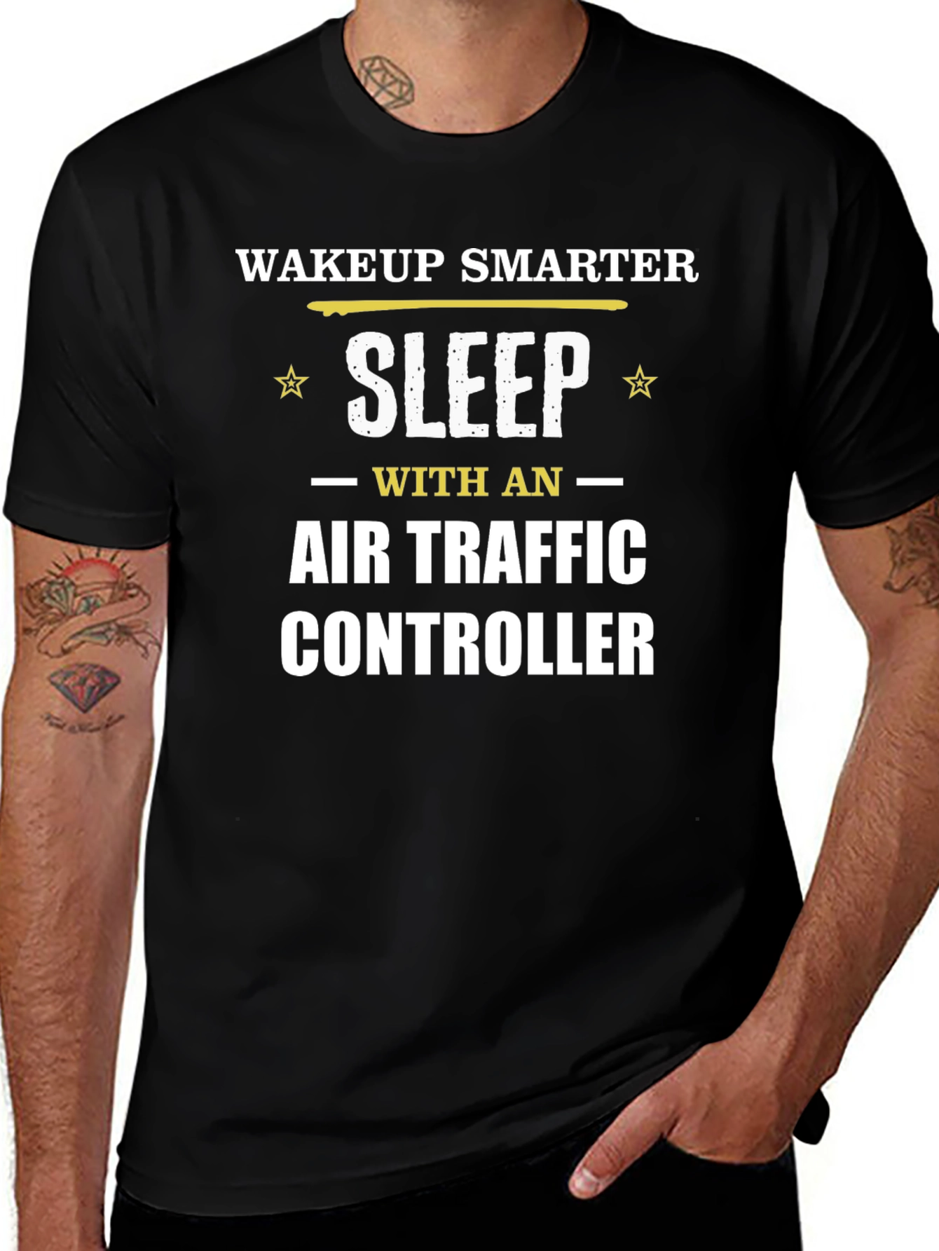 Variant 24 of Wake Up Smarter Air Traffic Controller T-Shirt