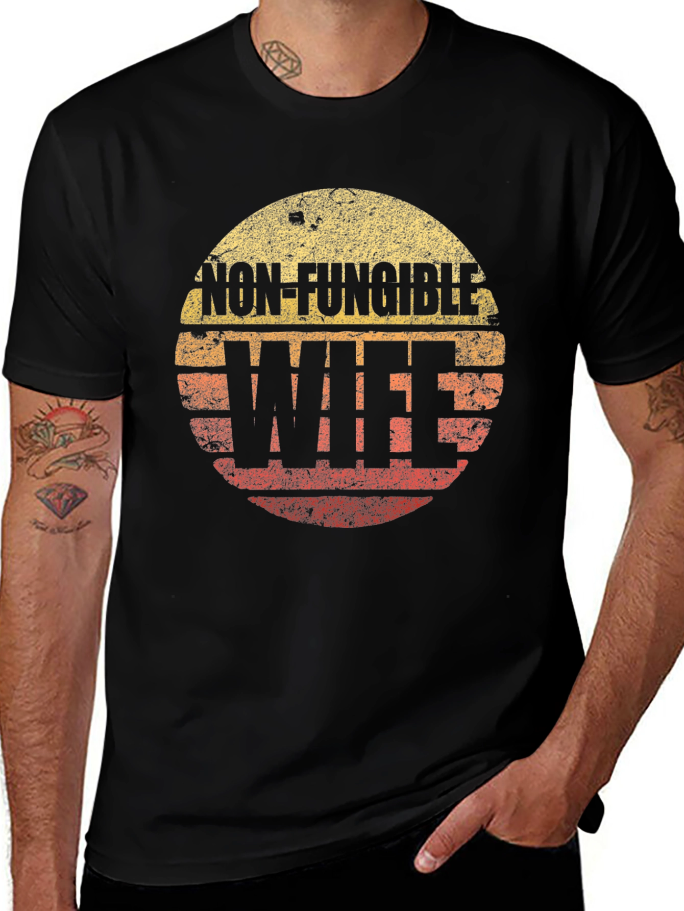 Black Non-Fungible Wife Black T-Shirt main image