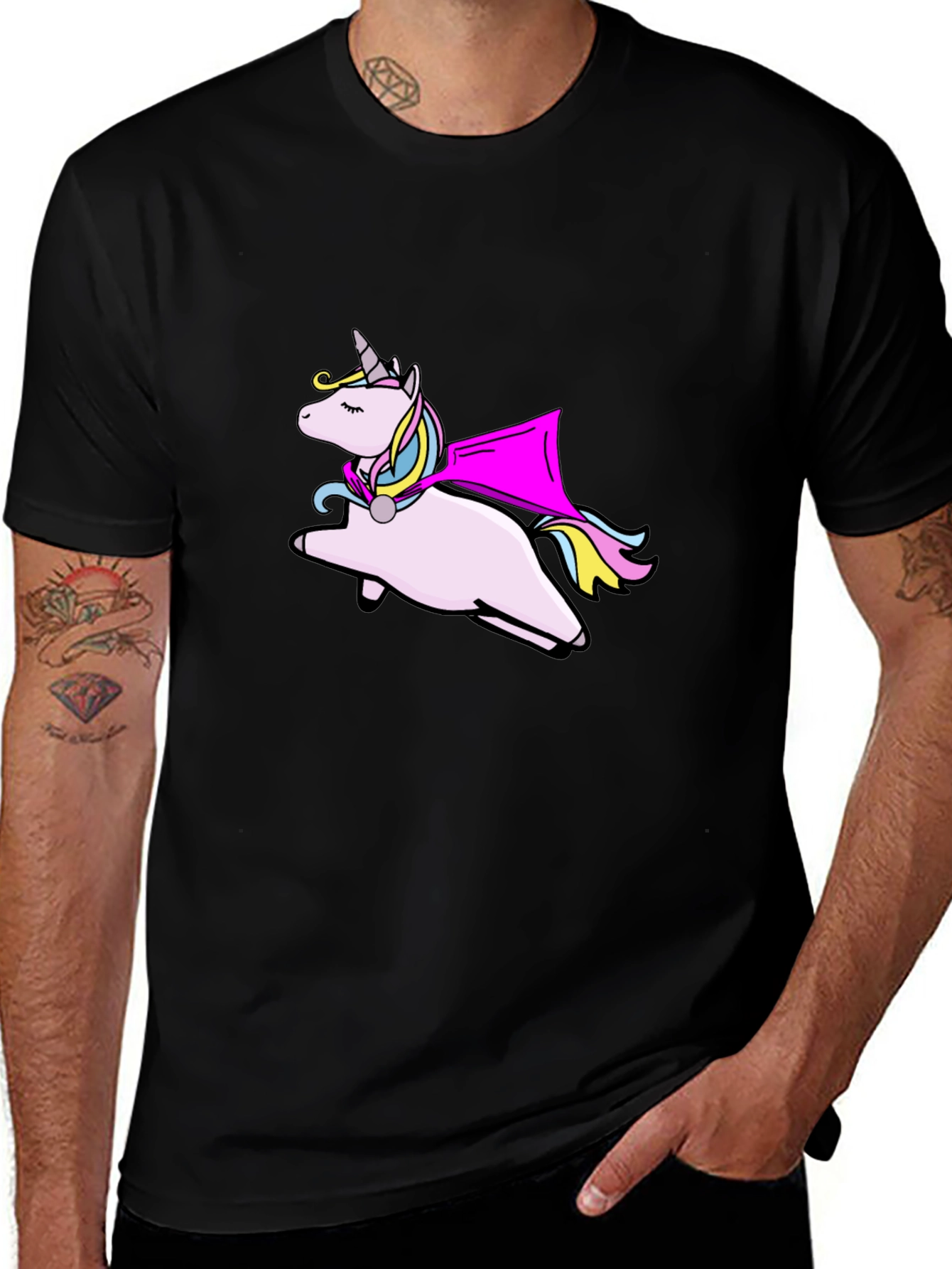 Variant 8 of Unicorn Superhero Graphic Tee