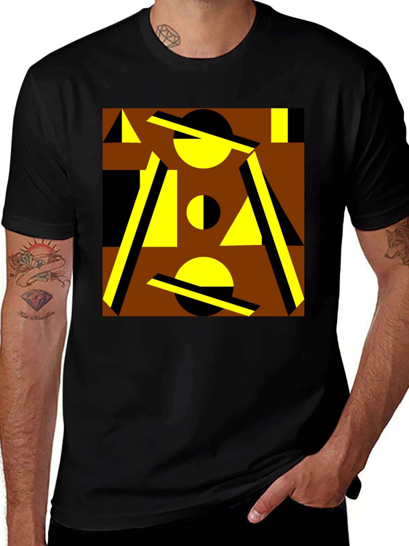 Variant 3 of Geometric Pattern Graphic Tee