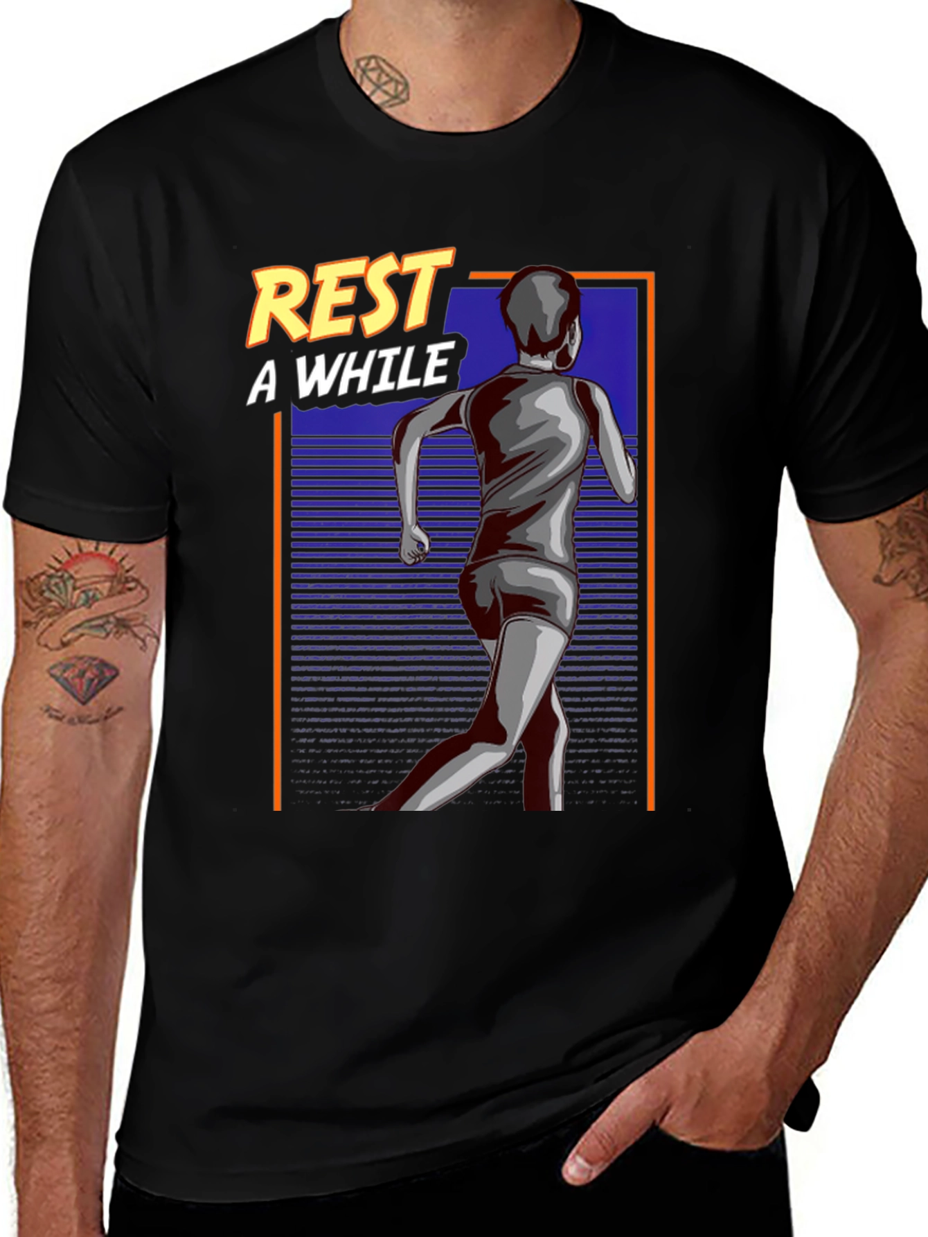 Variant 17 of Rest A While Graphic Tee