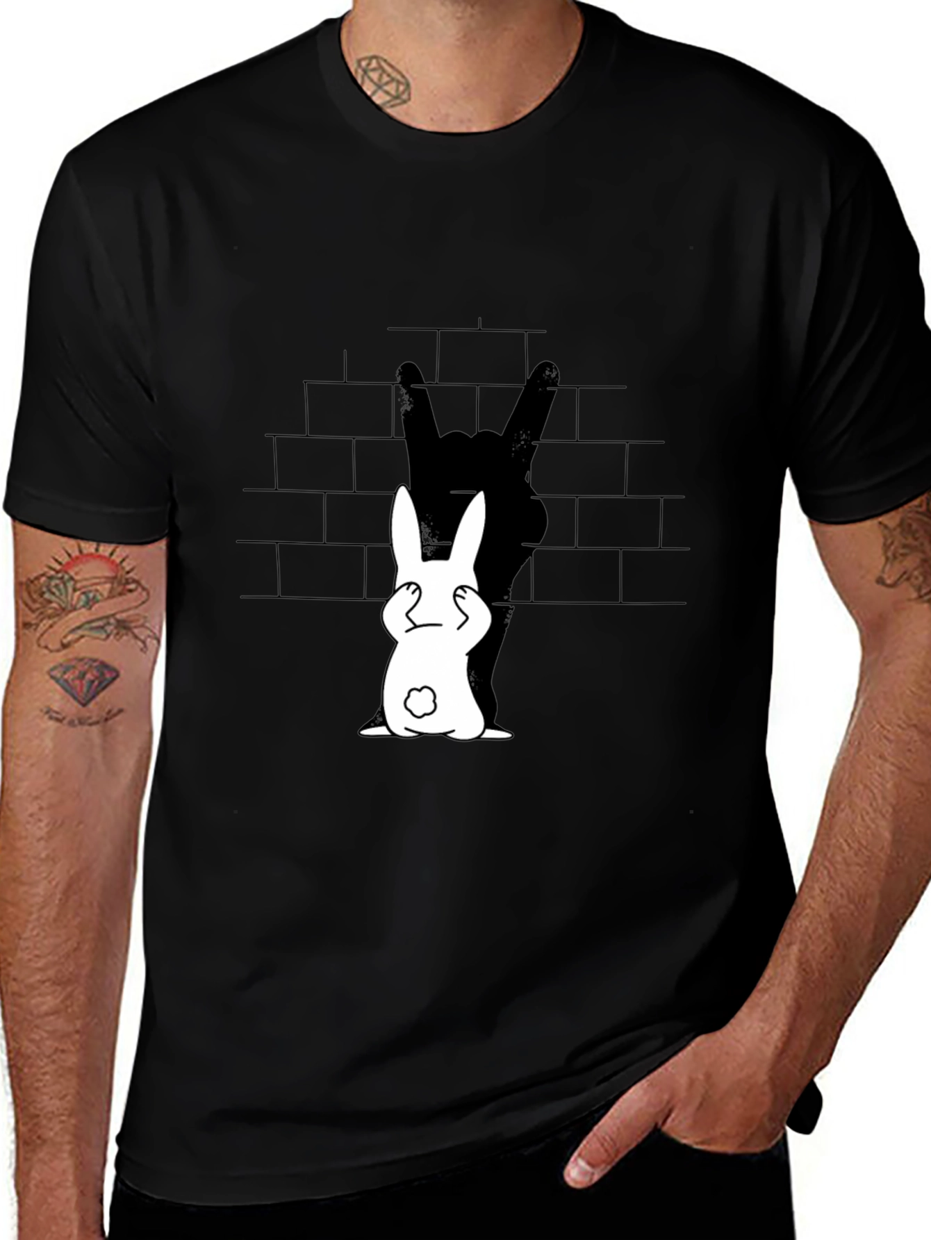 Variant 20 of Rock On Bunny T-Shirt