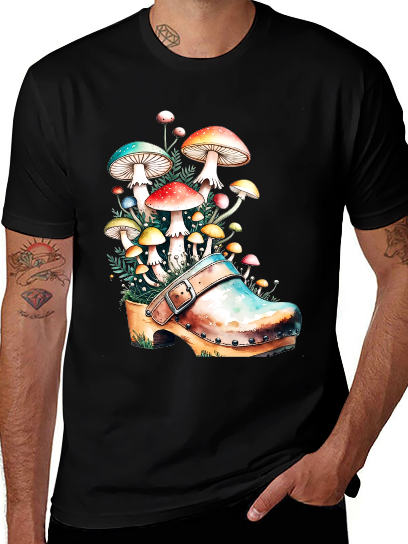 Variant 15 of Mushroom Clog Graphic Tee