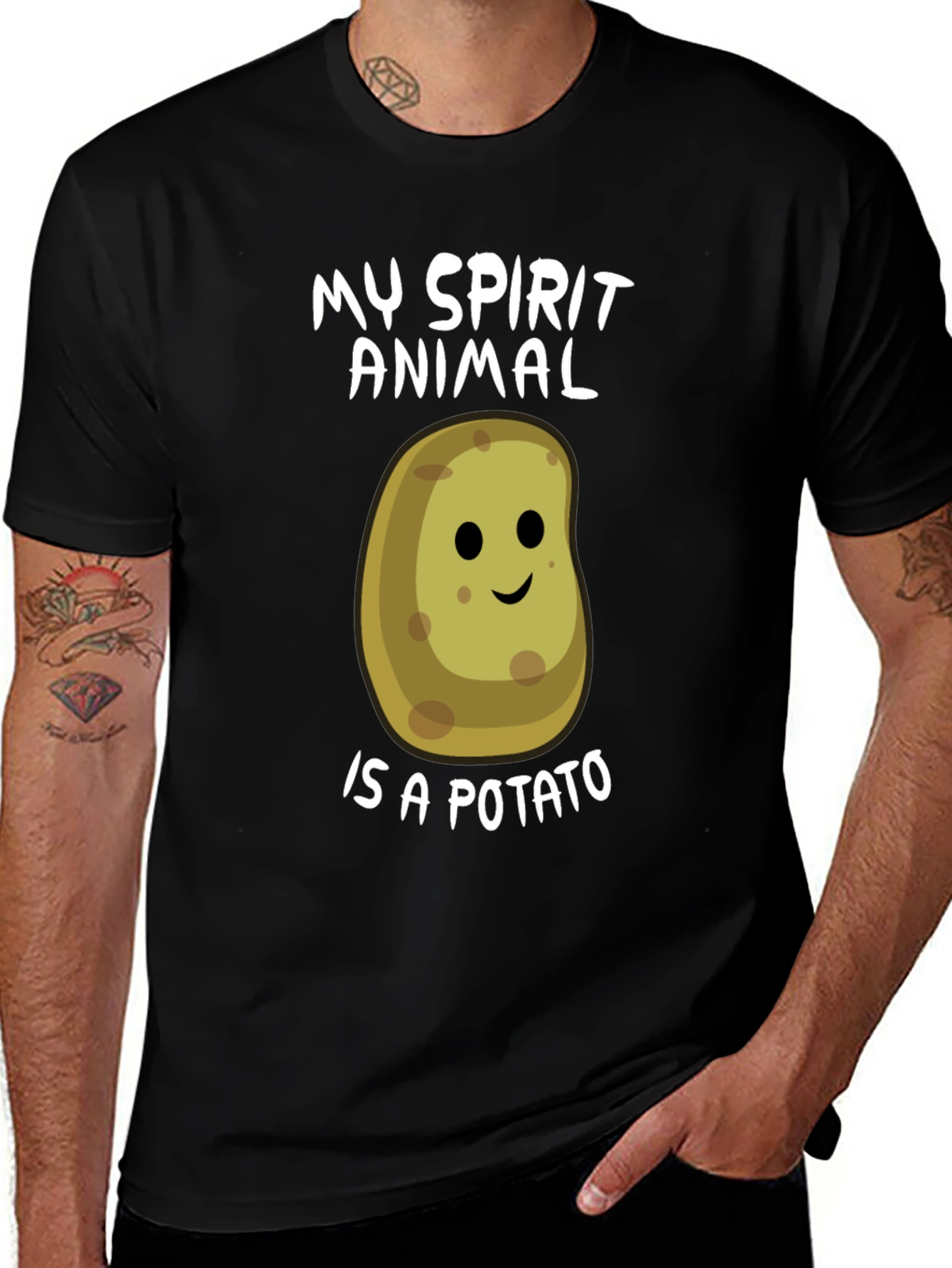 Variant 13 of My Spirit Animal Is A Potato Graphic Tee