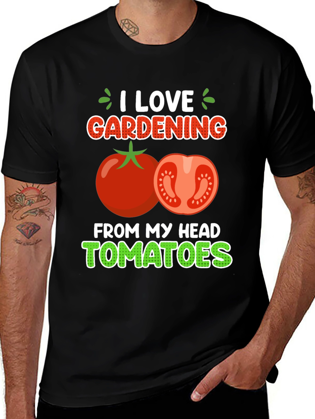 Variant 3 of I Love Gardening Tomato T-Shirt