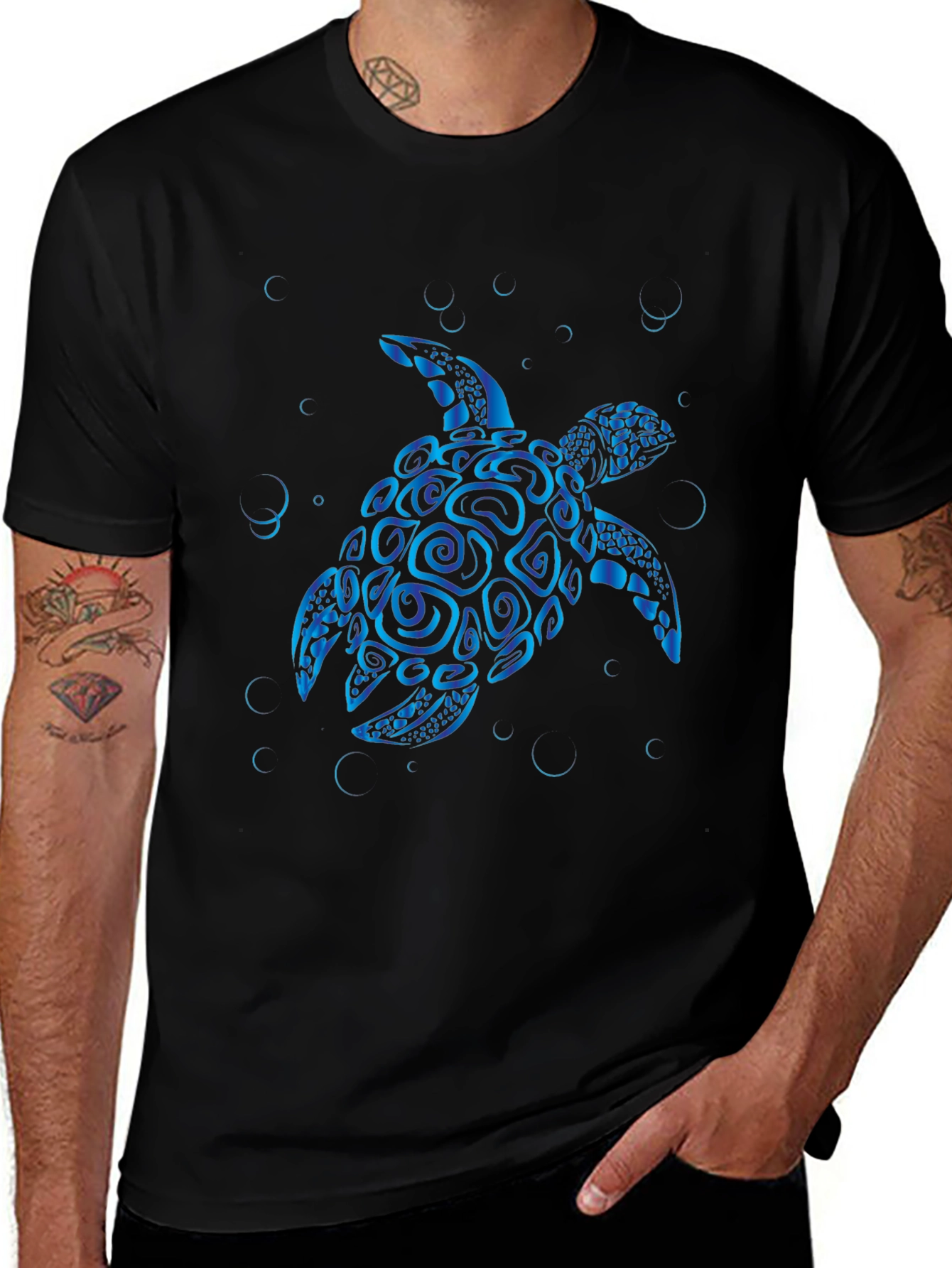 Variant 16 of Sea Turtle Graphic Tee - Ocean Lover Shirt
