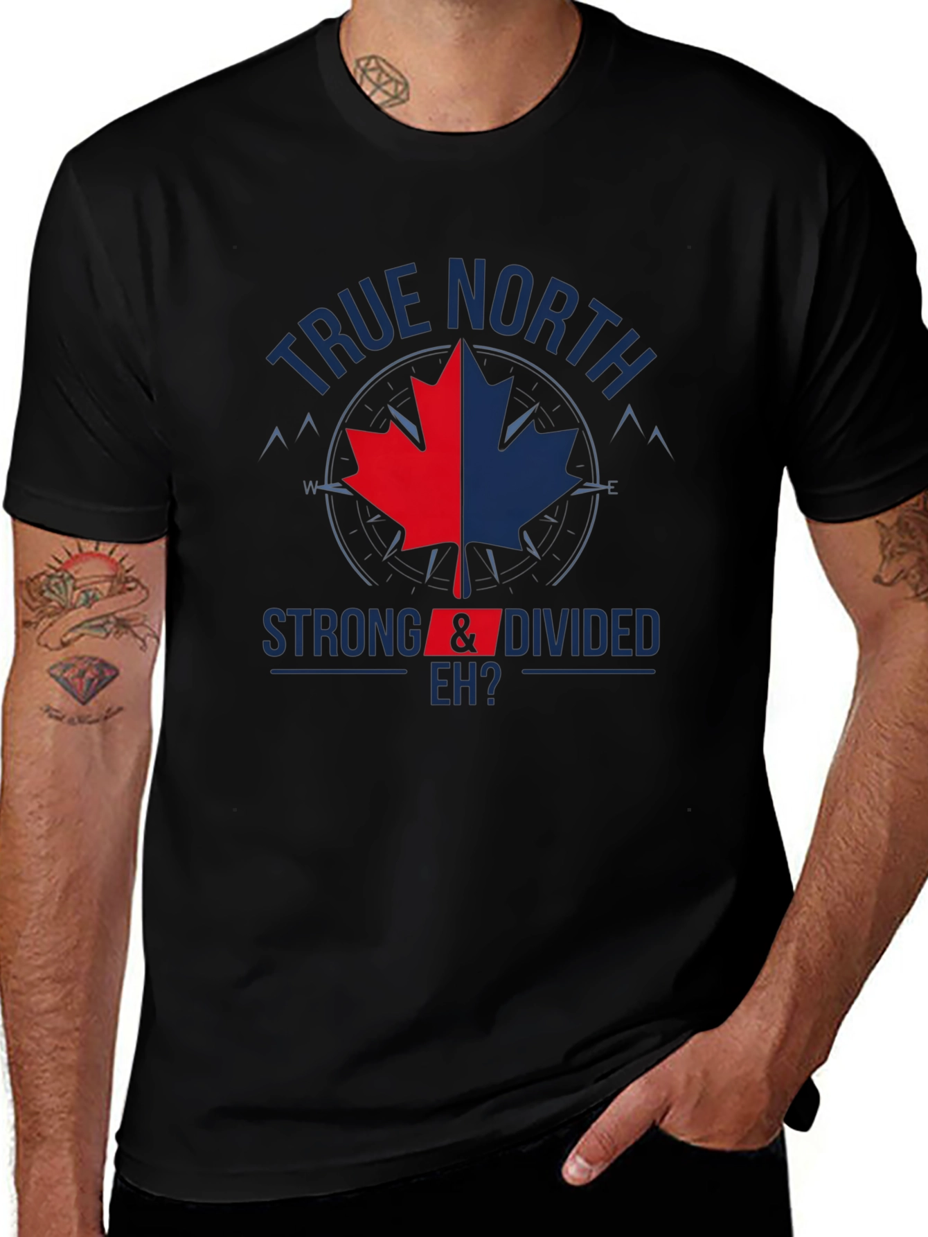 True North Strong & Divided Eh? T-Shirt