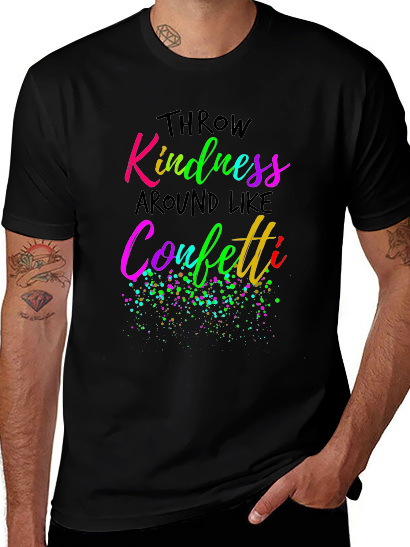 Variant 27 of Kindness Confetti Graphic Tee