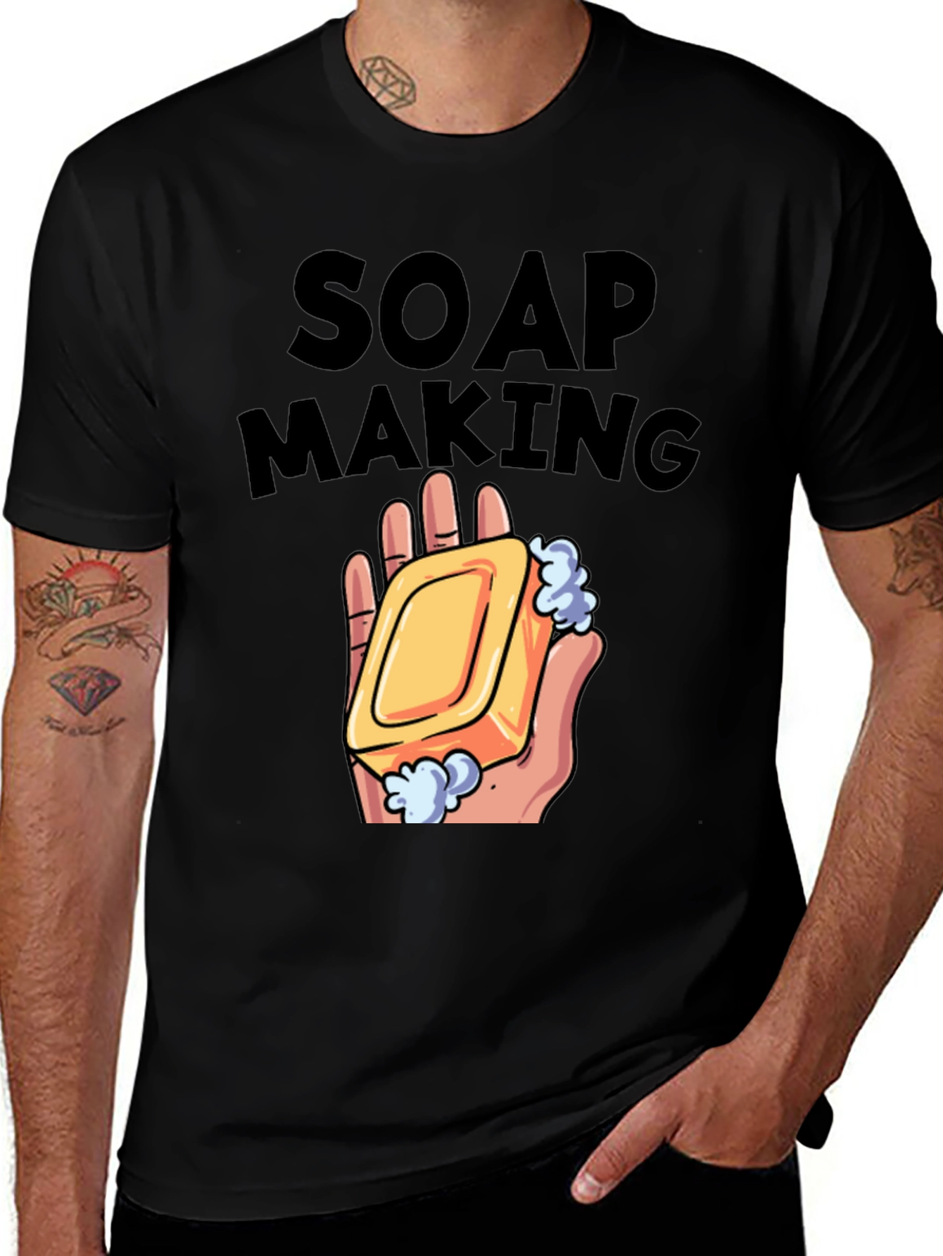 Variant 15 of Soap Making Graphic T-Shirt