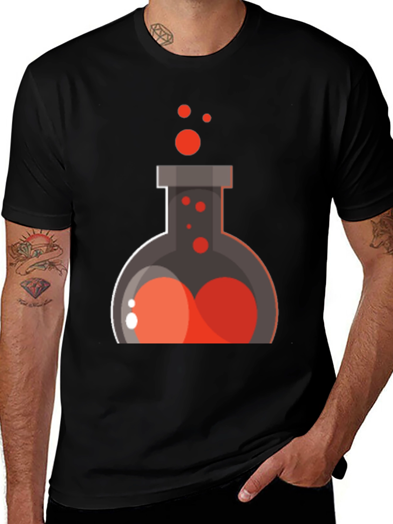 Variant 12 of Potion Graphic Tee - Black Chemistry T-Shirt