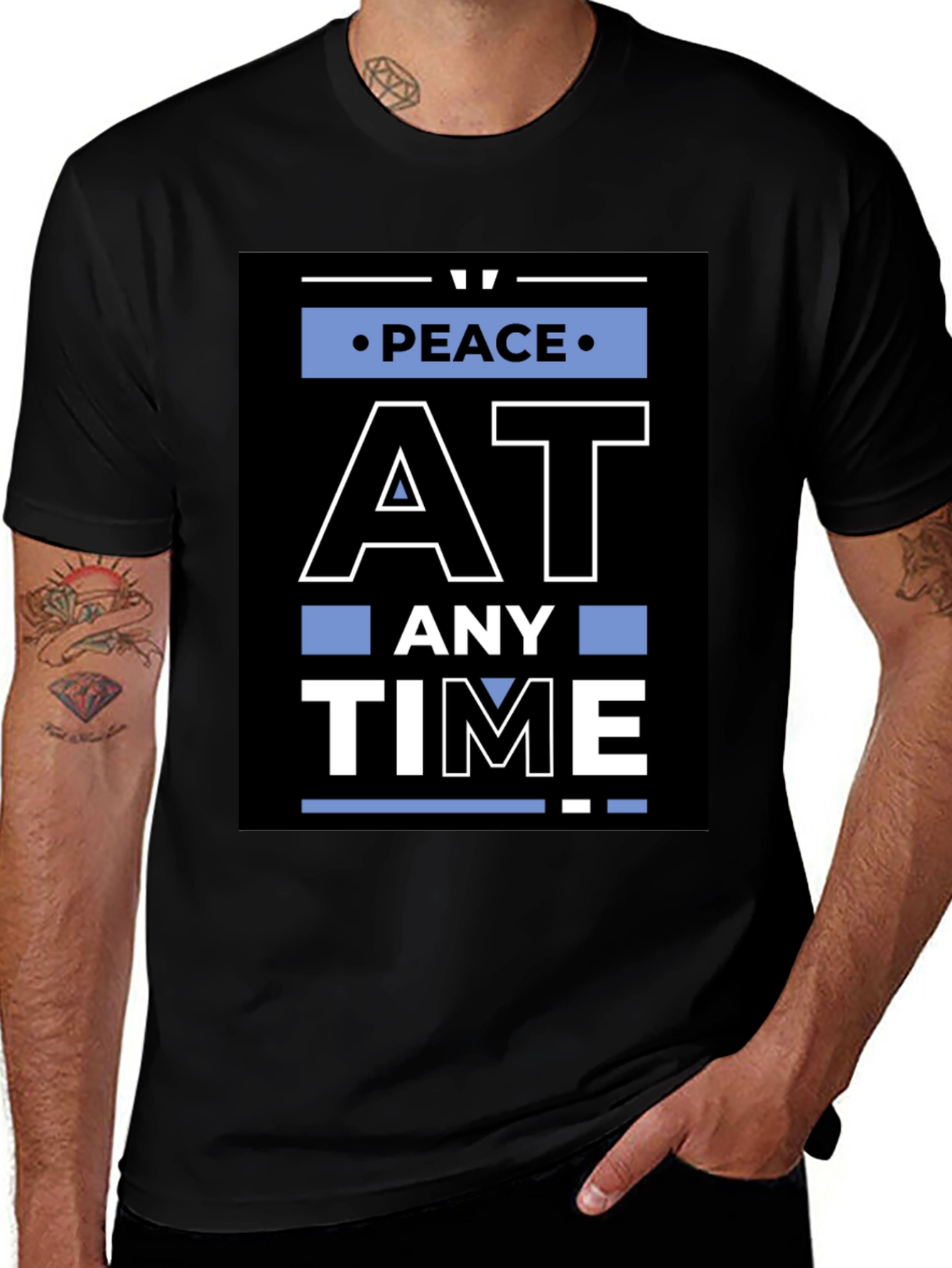 Variant 24 of Peace At Any Time Graphic T-Shirt