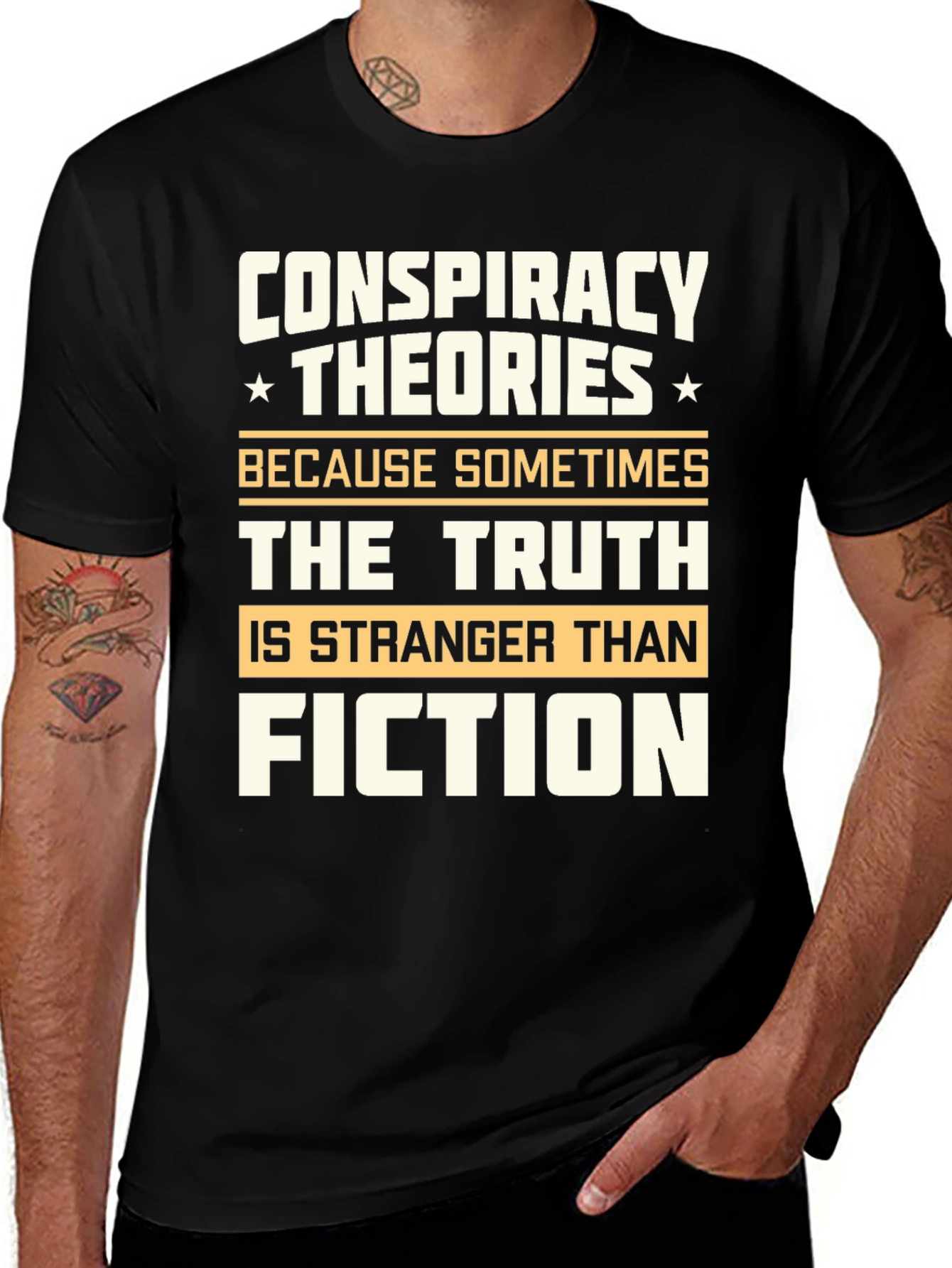 Variant 14 of Conspiracy Theories T-Shirt: Strange Truth Tee