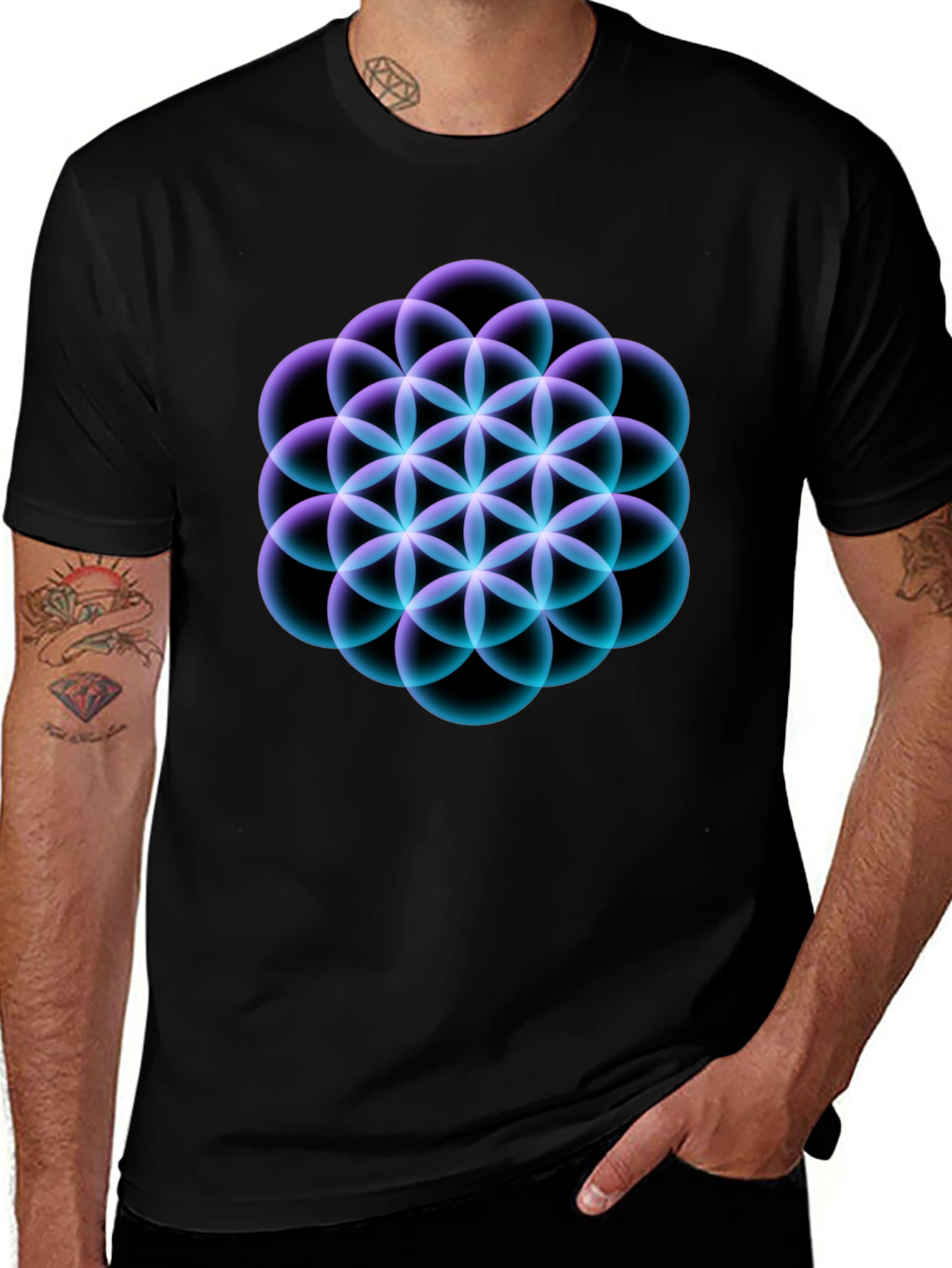 Variant 16 of Flower of Life Graphic T-Shirt