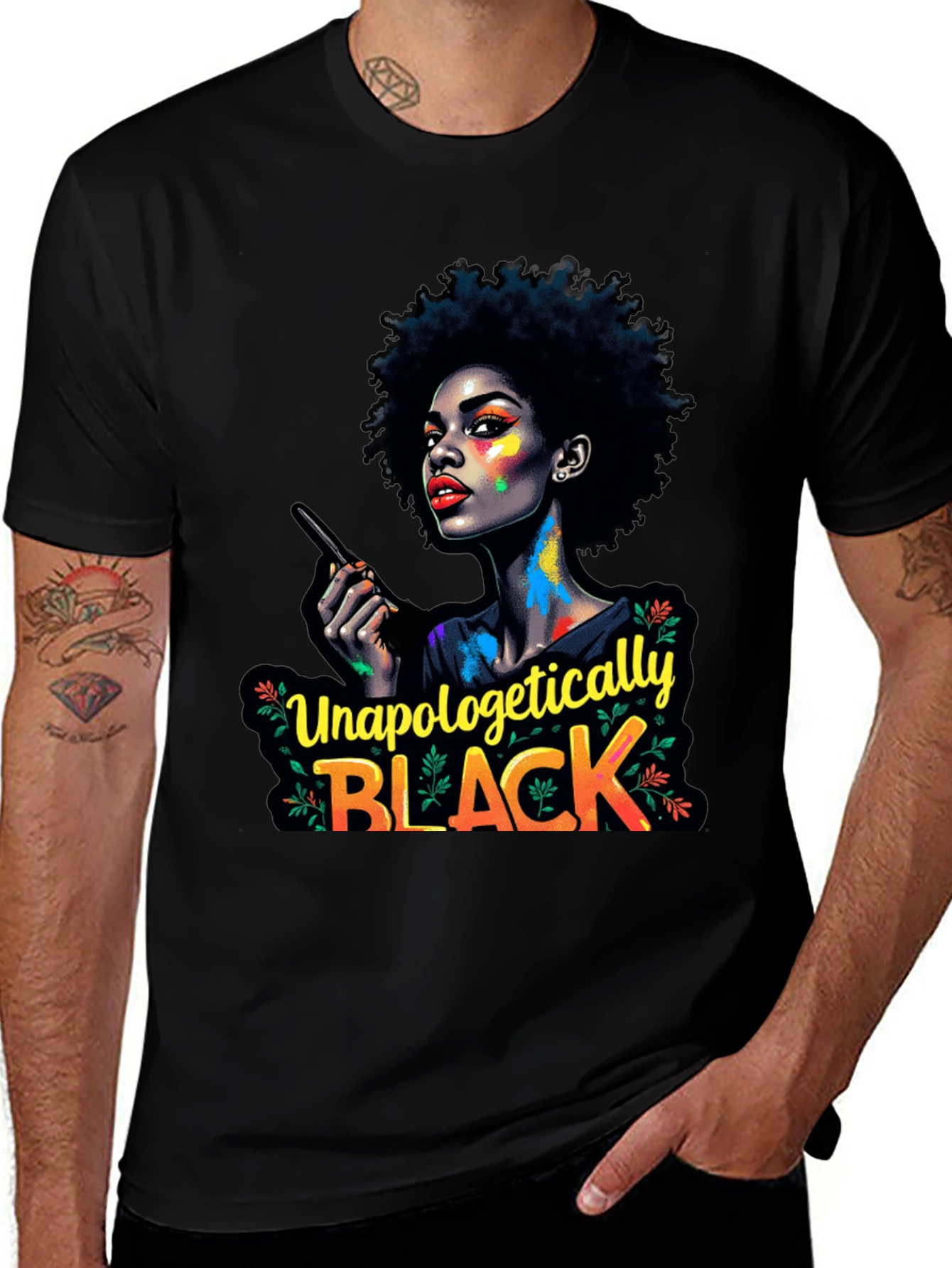 Variant 14 of Unapologetically Black Graphic Tee