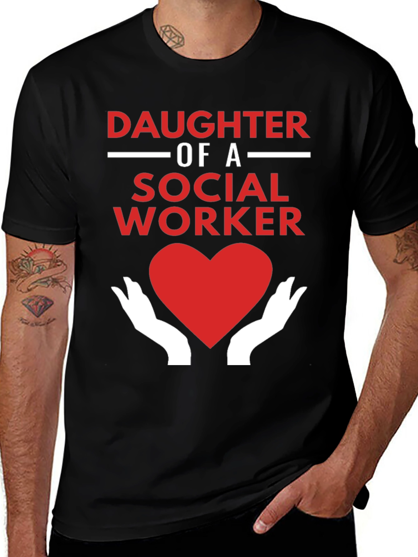 Variant 19 of Daughter of a Social Worker T-Shirt