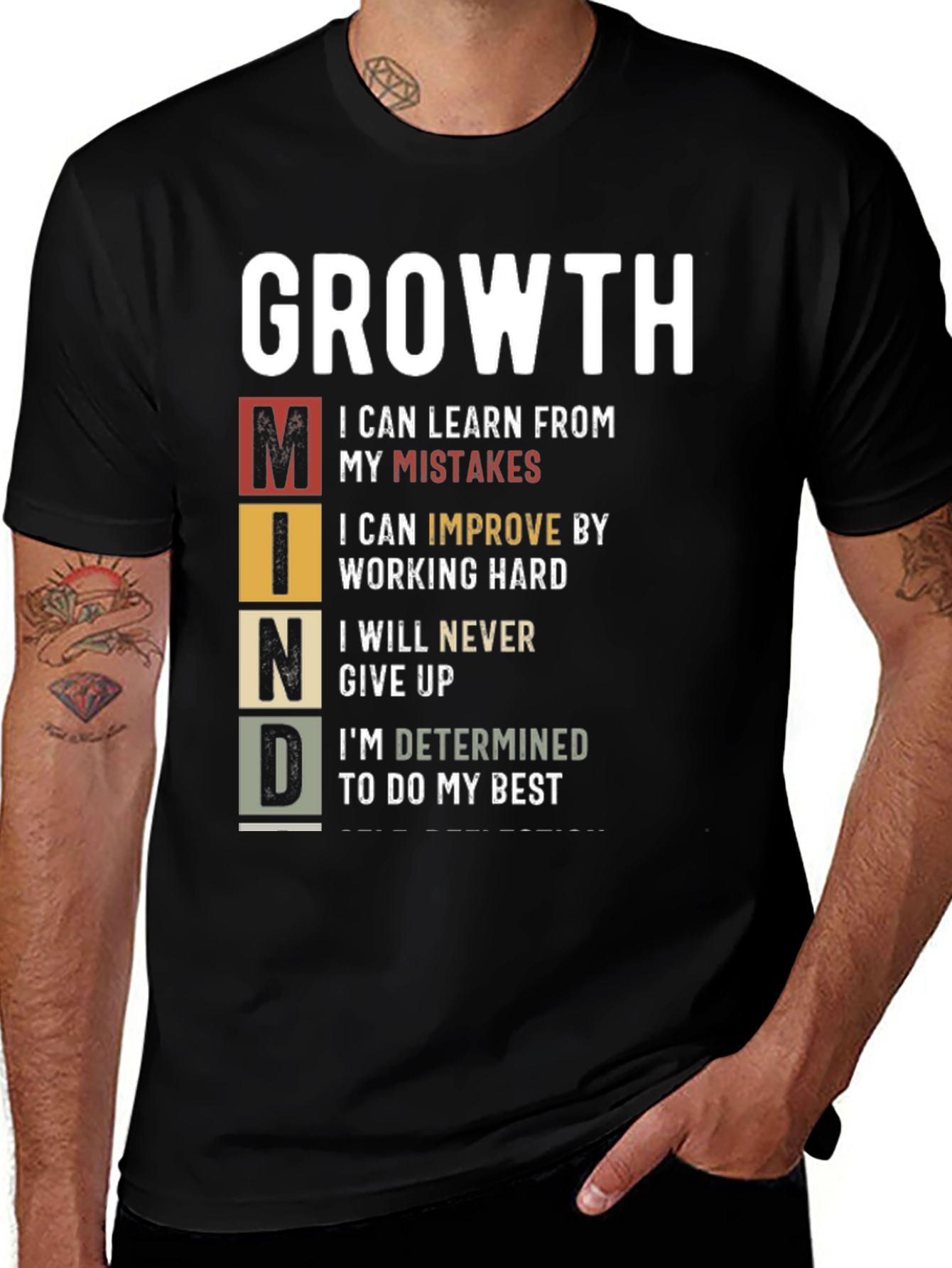 Growth Mindset T-Shirt: Motivational Graphic Tee