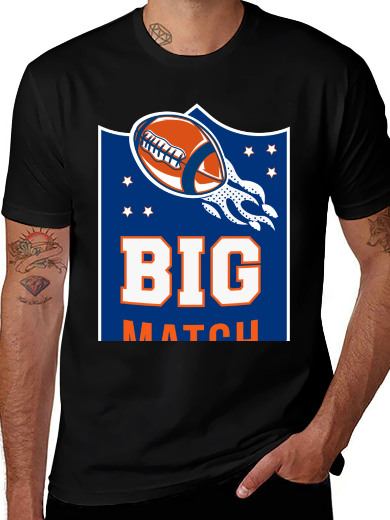 Big Match Football Graphic T-Shirt