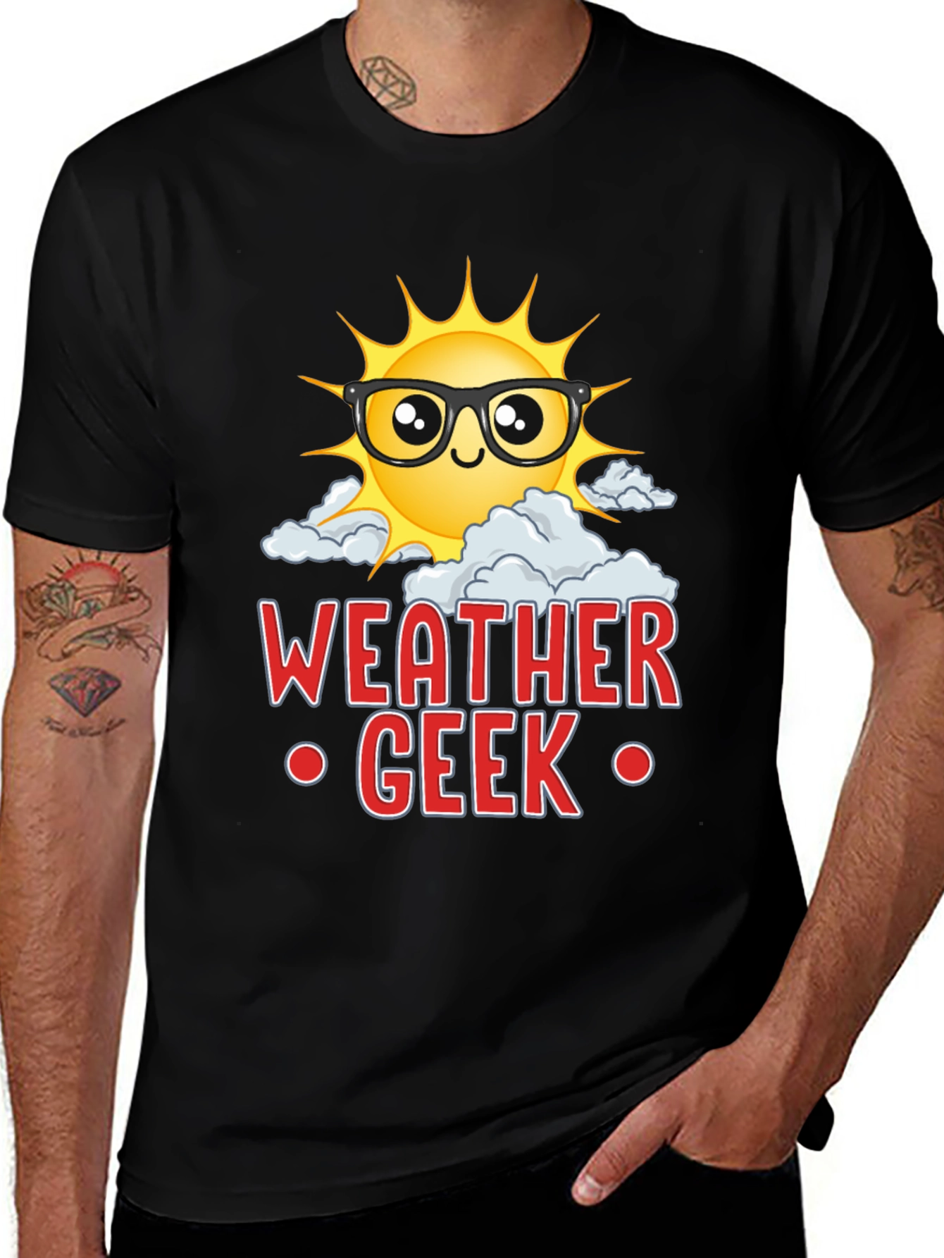 Variant 15 of Weather Geek Graphic T-Shirt