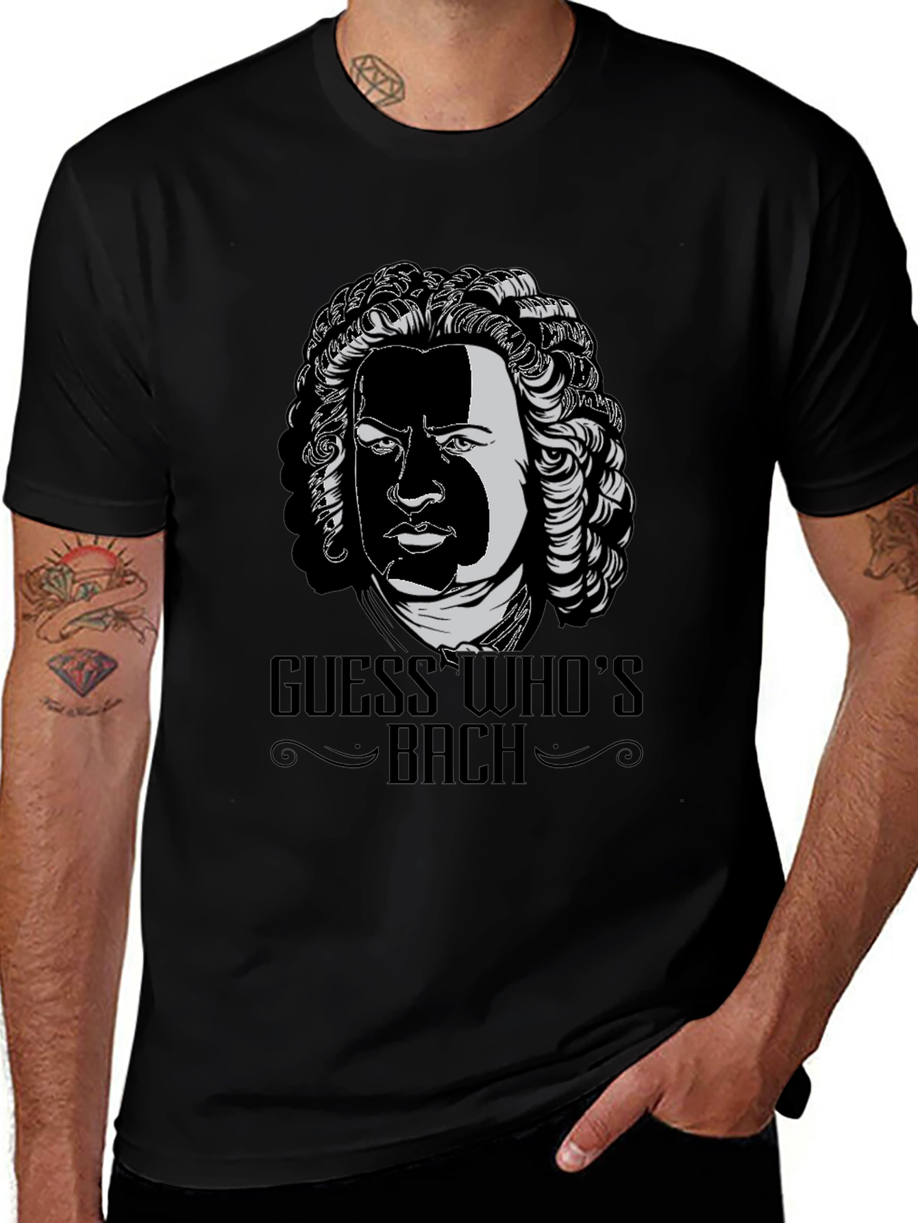 Guess Who's Bach T-Shirt - Musician Tee