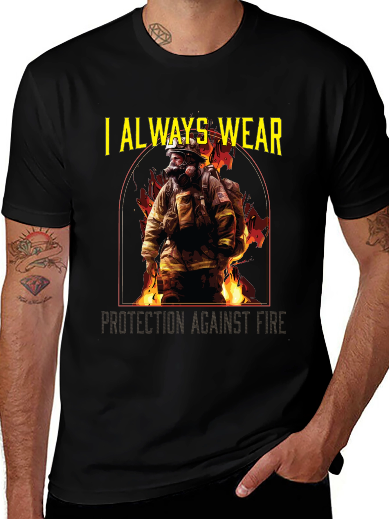 Variant 7 of Firefighter Protection T-Shirt
