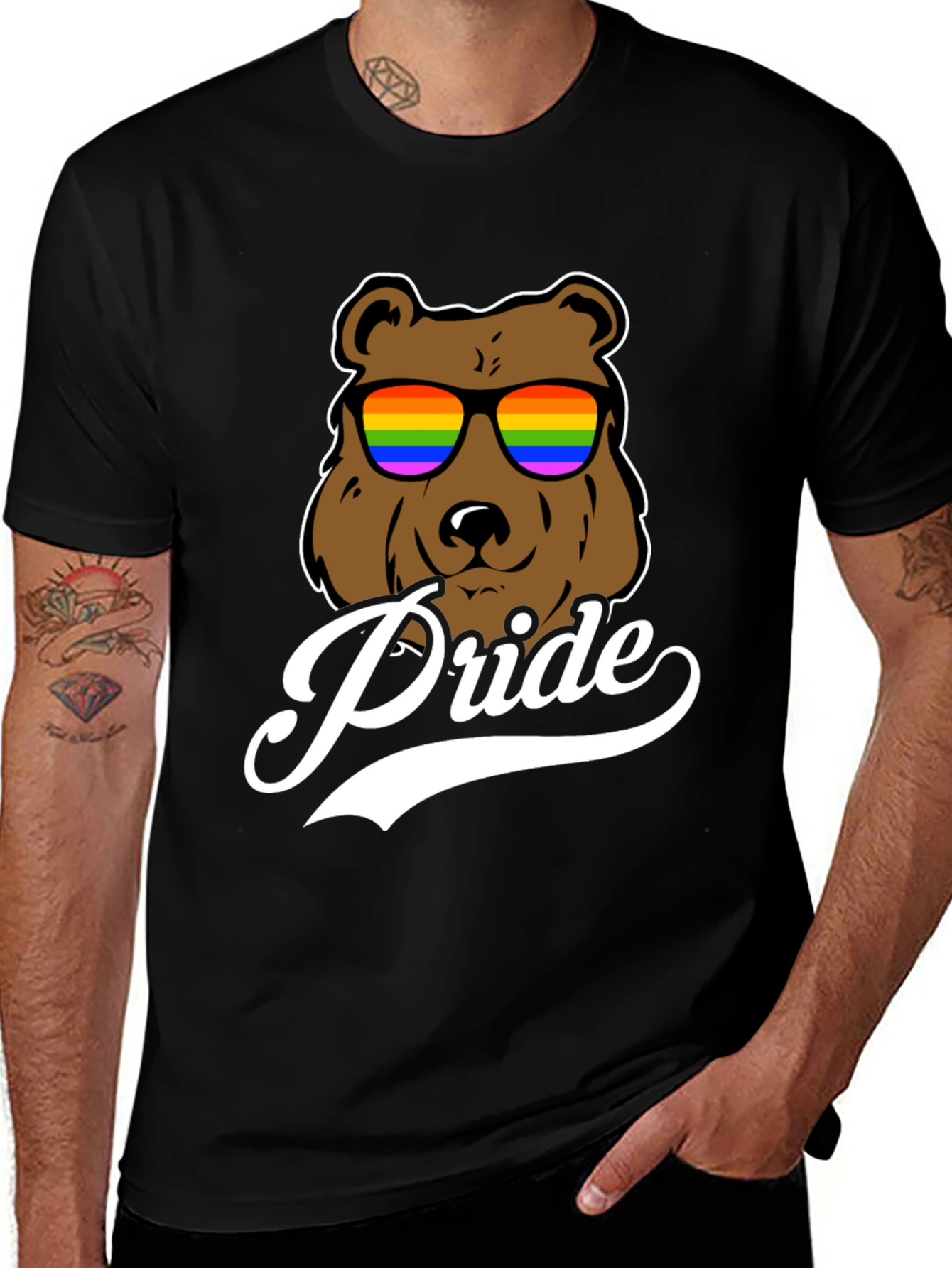 Variant 12 of Pride Bear Graphic Tee