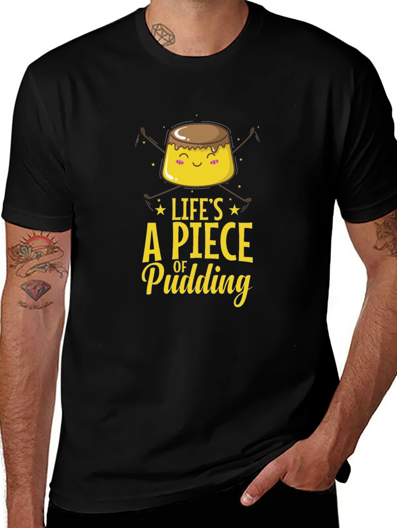 Variant 29 of Life's a Piece of Pudding Graphic Tee
