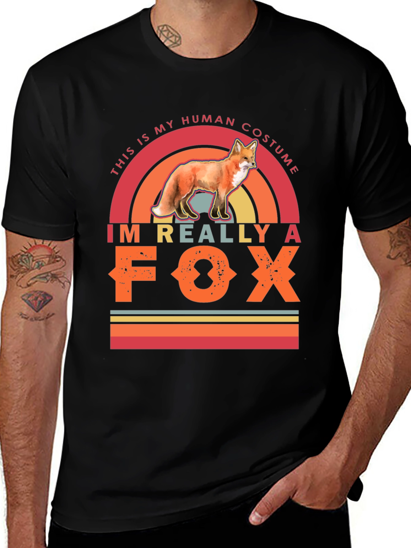 Variant 25 of I'm Really A Fox T-Shirt - Human Costume Tee