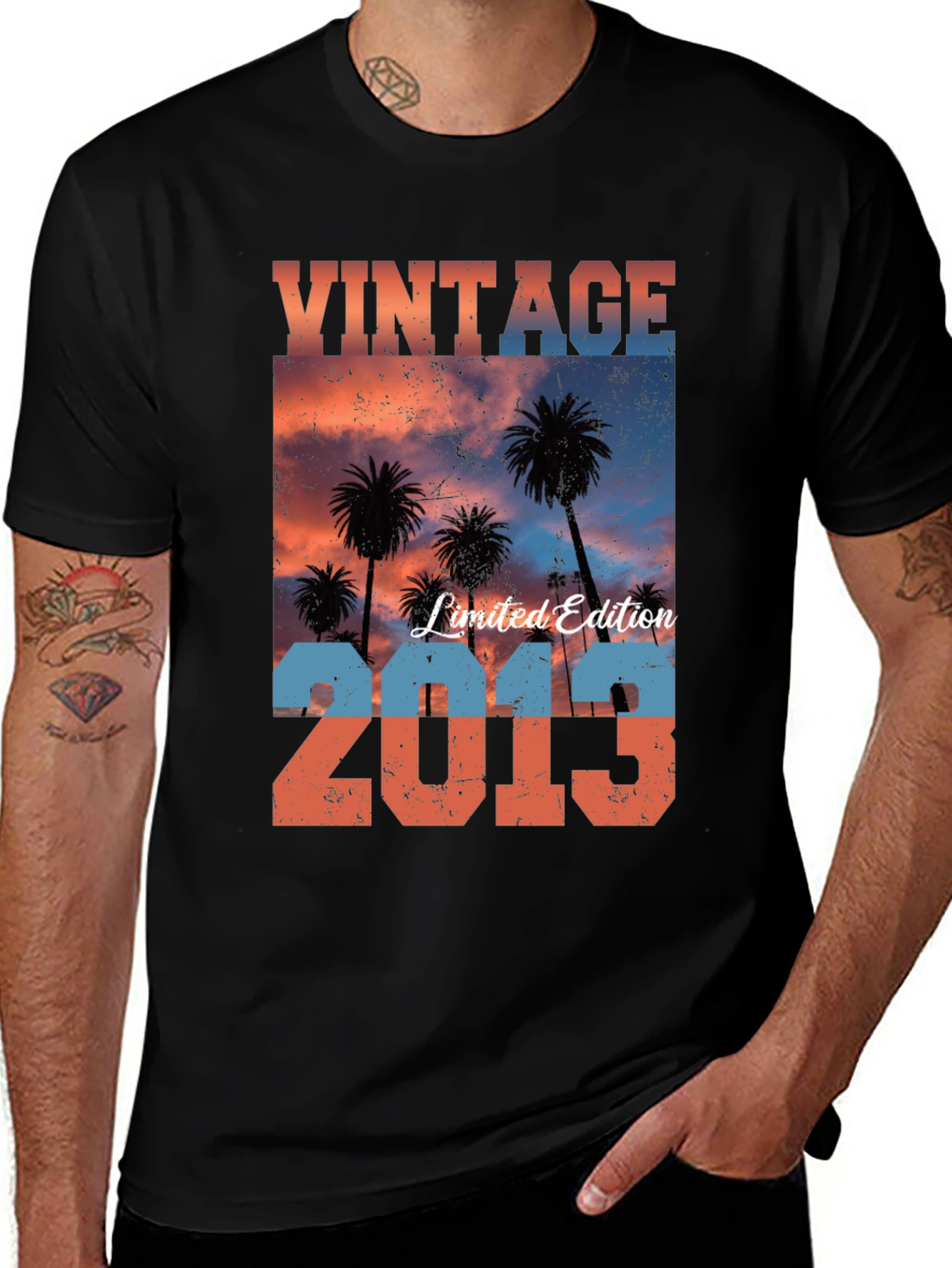Vintage 2013 Limited Edition Palm Tree T-Shirt