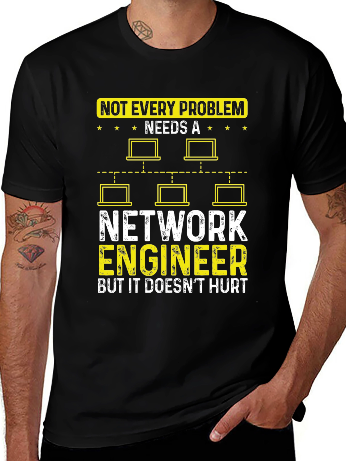 Variant 10 of Network Engineer Graphic T-Shirt - Funny Tech Humor Tee