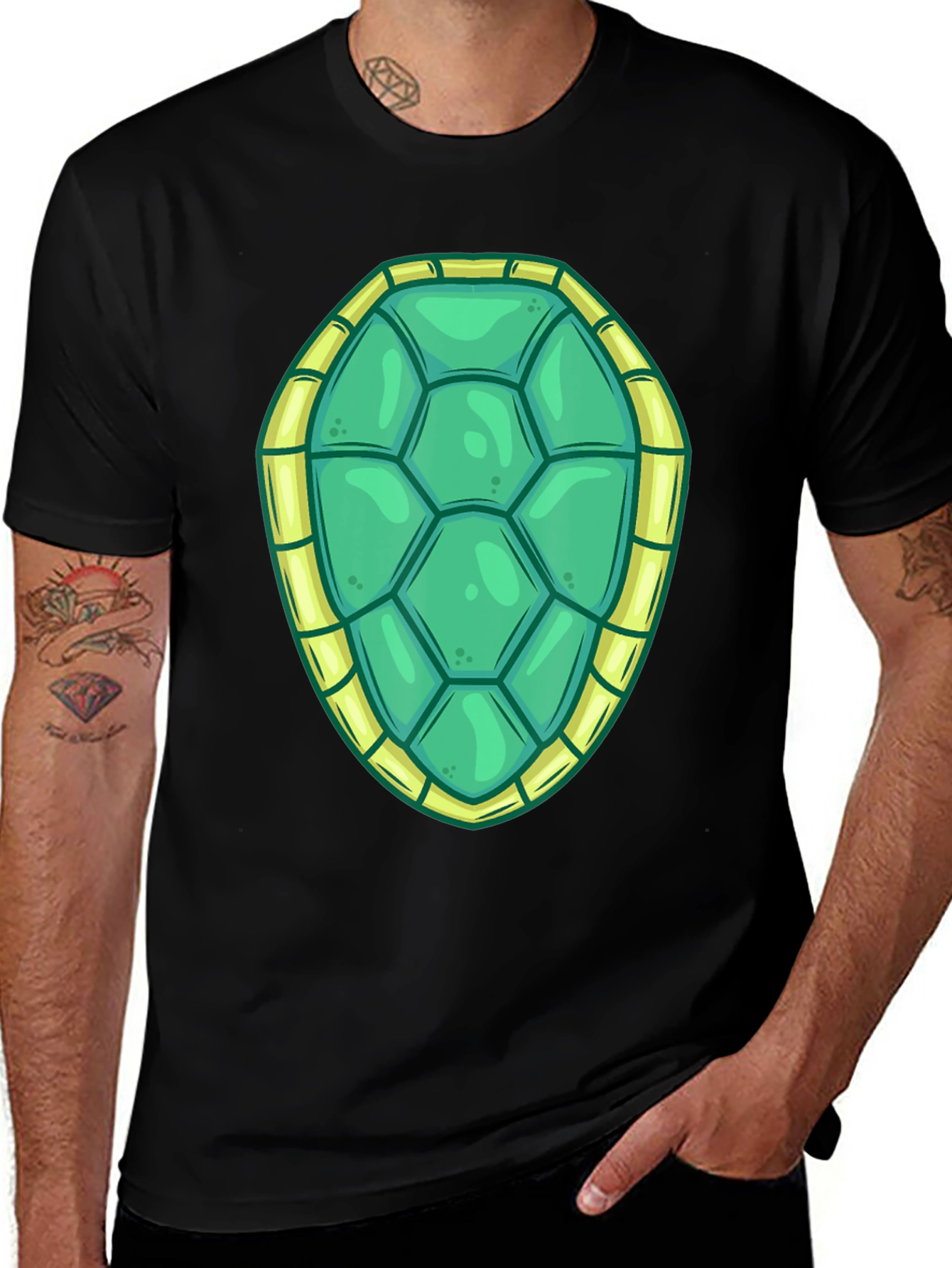 Variant 20 of Turtle Shell Graphic Tee - Fun Costume T-Shirt