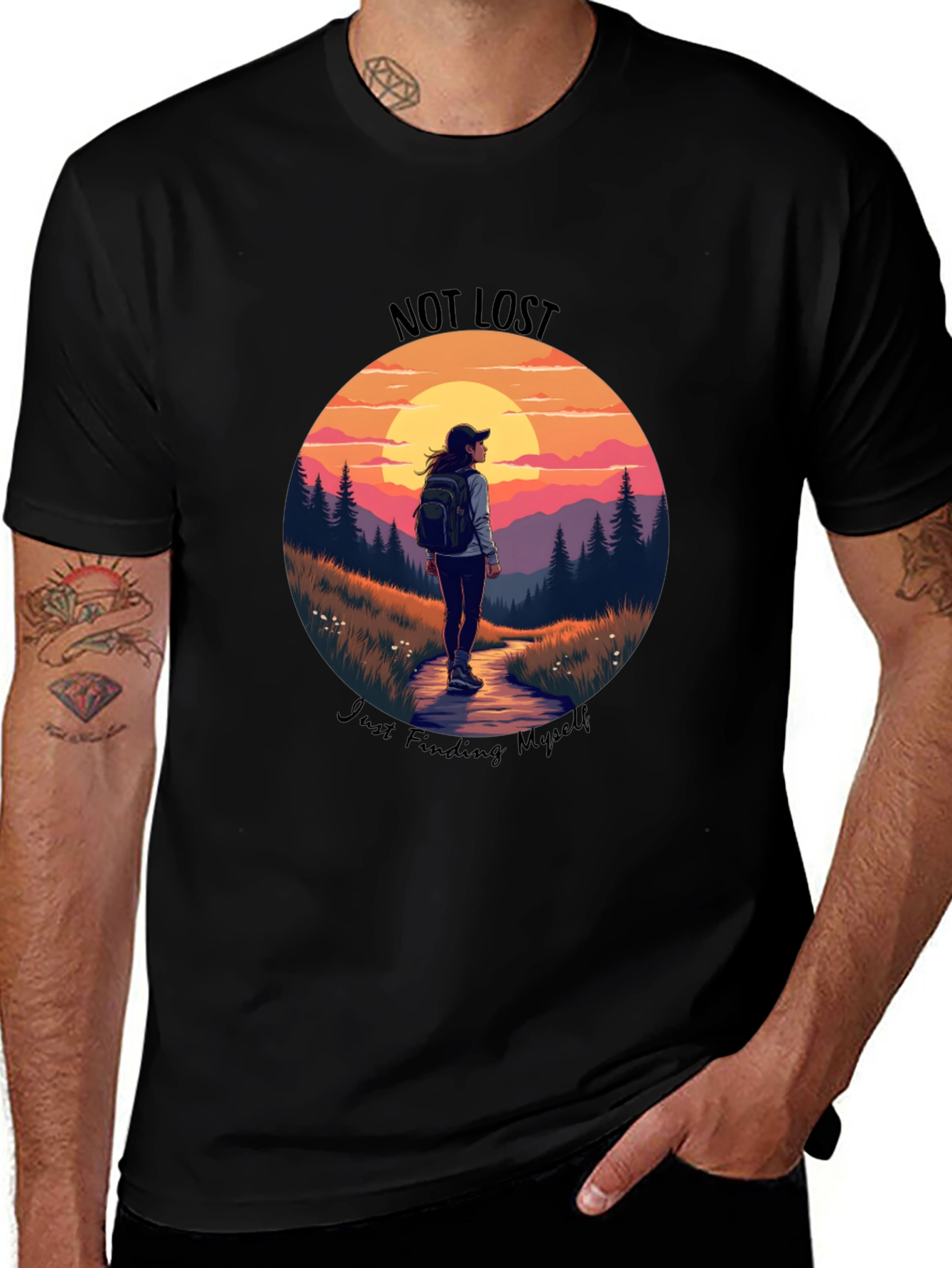Nature Trail T-Shirt: Find Yourself Design
