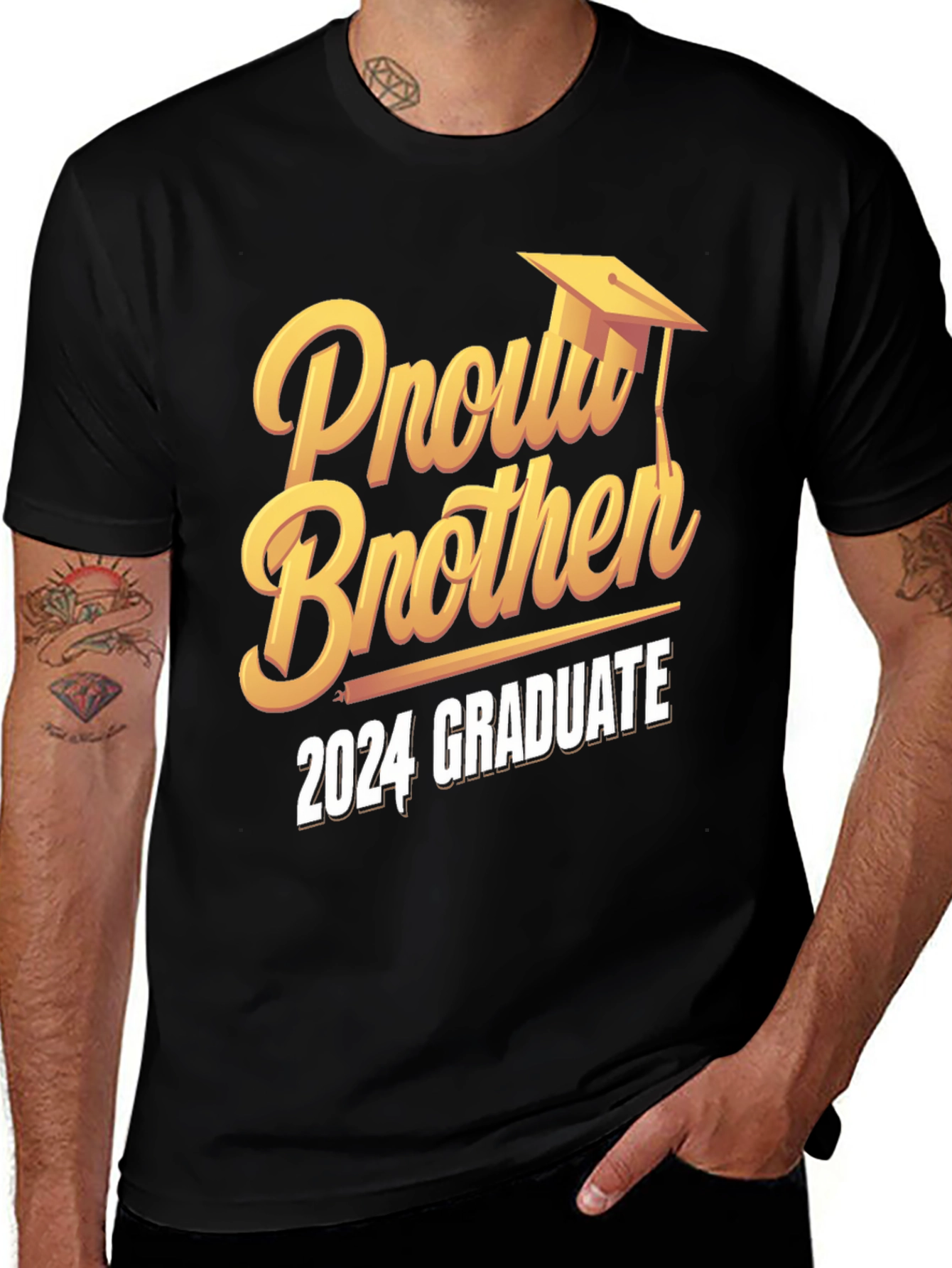 Variant 2 of Proud Brother 2024 Graduate T-Shirt