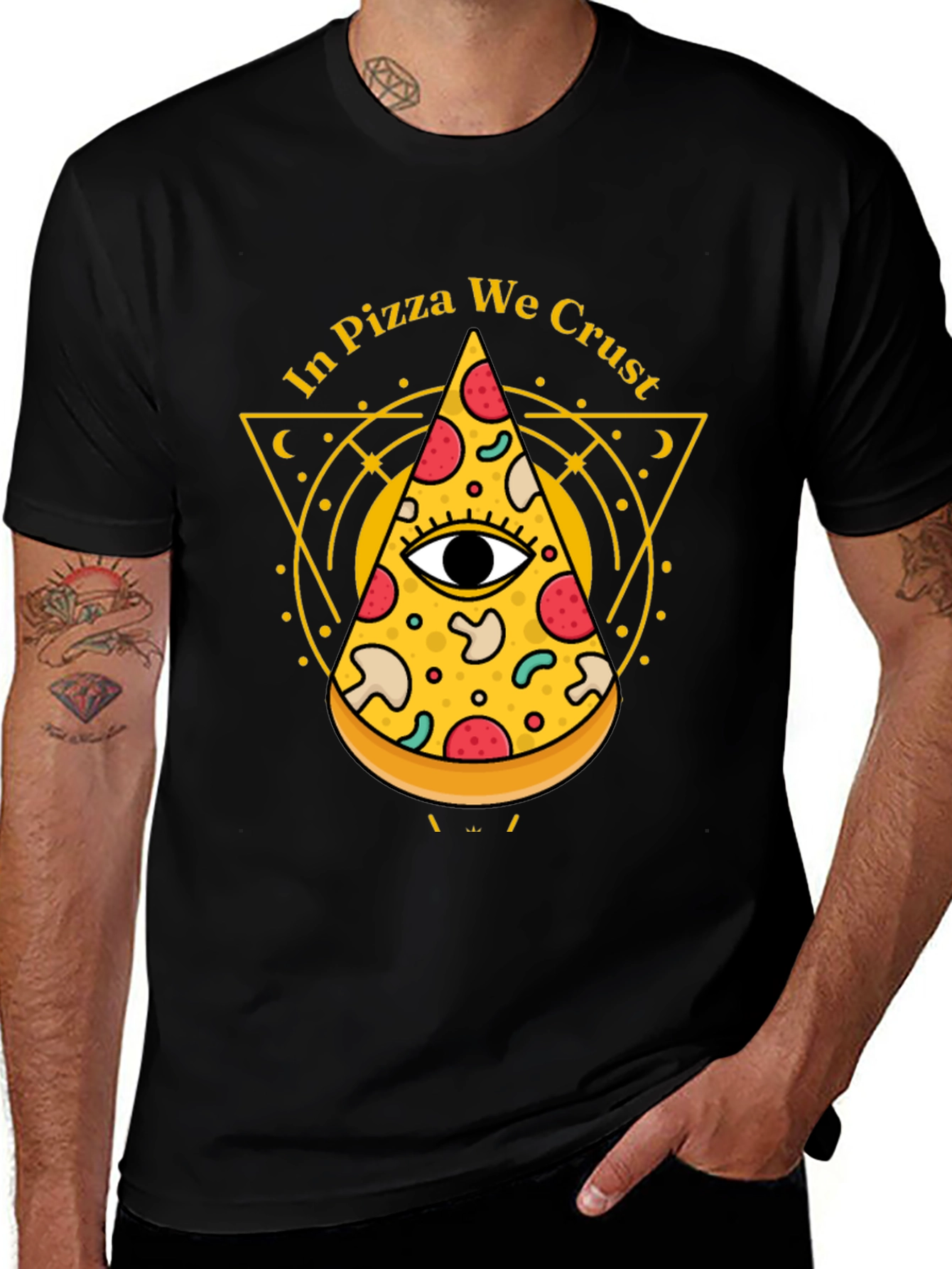 Variant 8 of In Pizza We Crust T-Shirt - Unique Graphic Tee