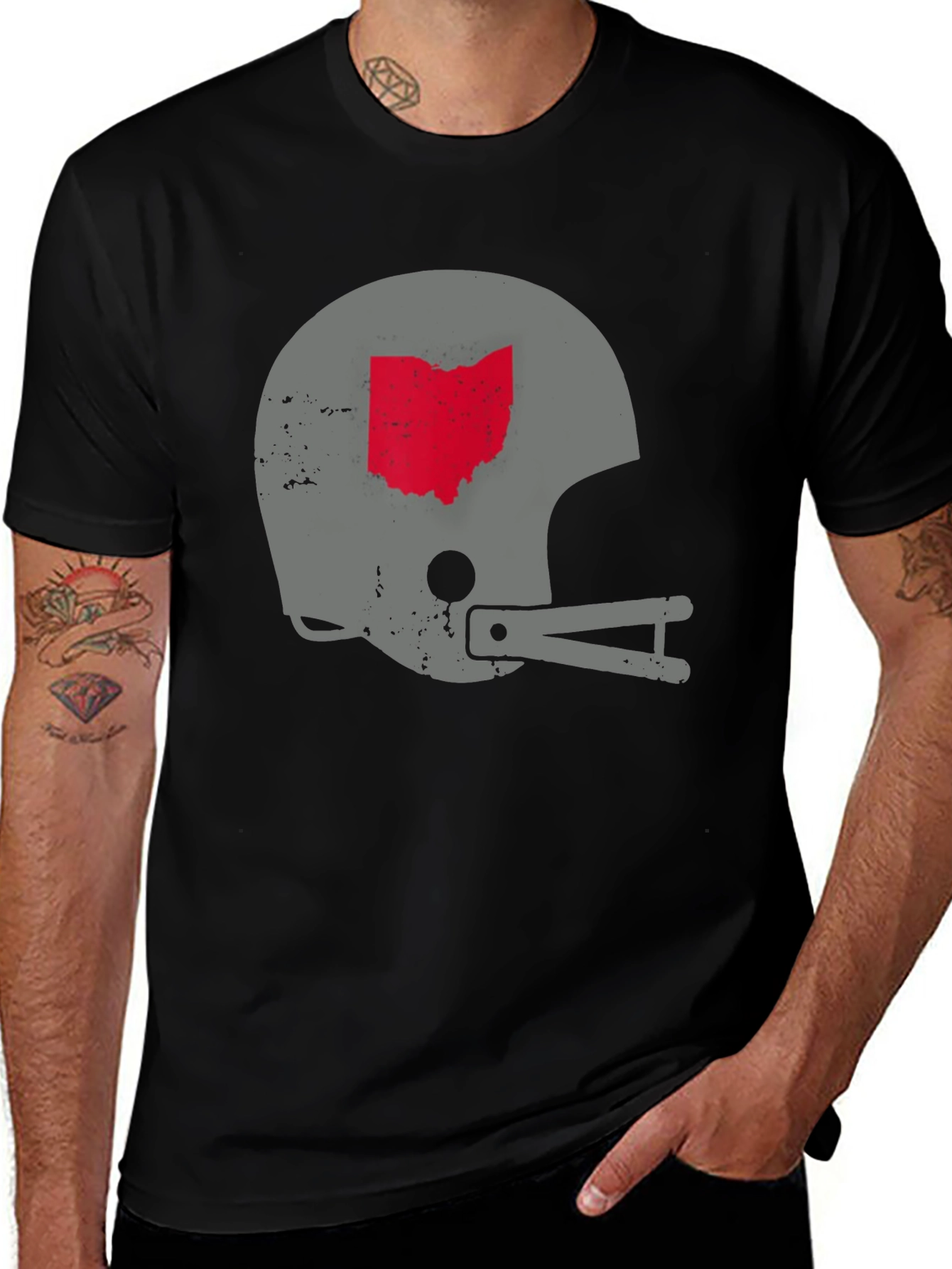 Ohio Football Helmet T-Shirt