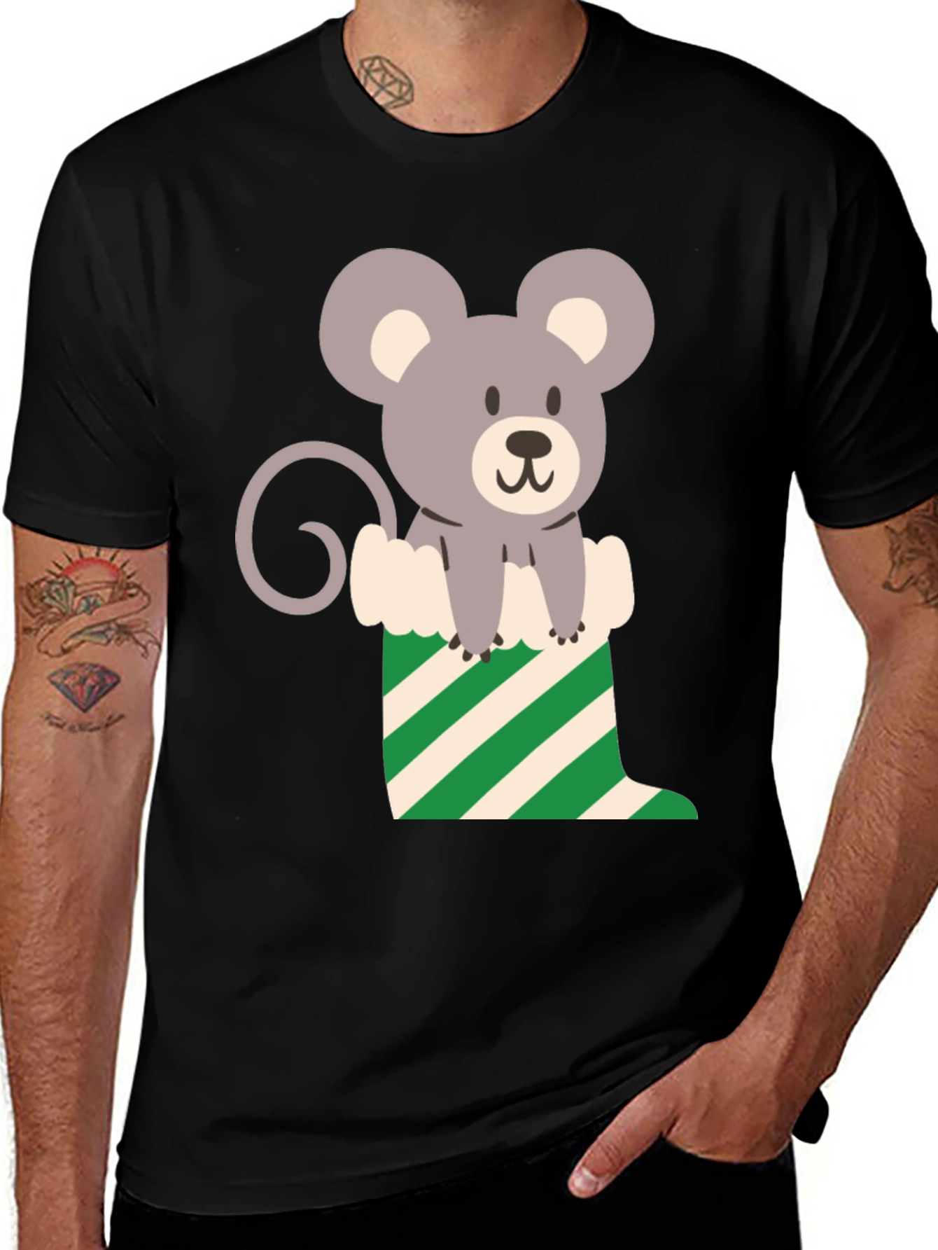 Festive Mouse Christmas T-Shirt