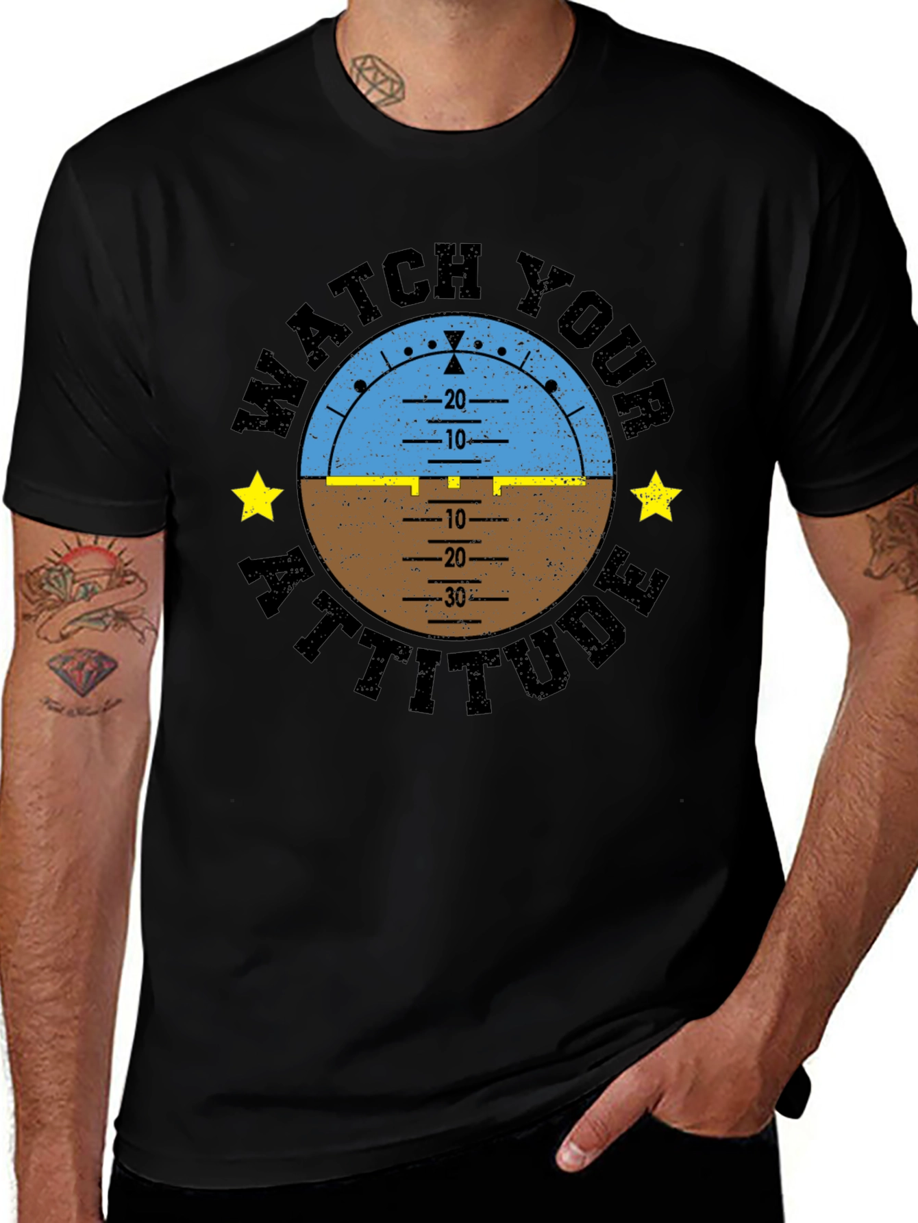 Watch Your Attitude Pilot T-Shirt